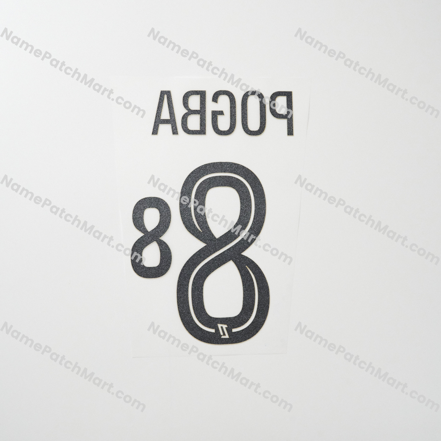 Pogba #8 (Ligue 1) - AS Monaco 25-26 Away  | Name Number Set - NamePatchMart.COM