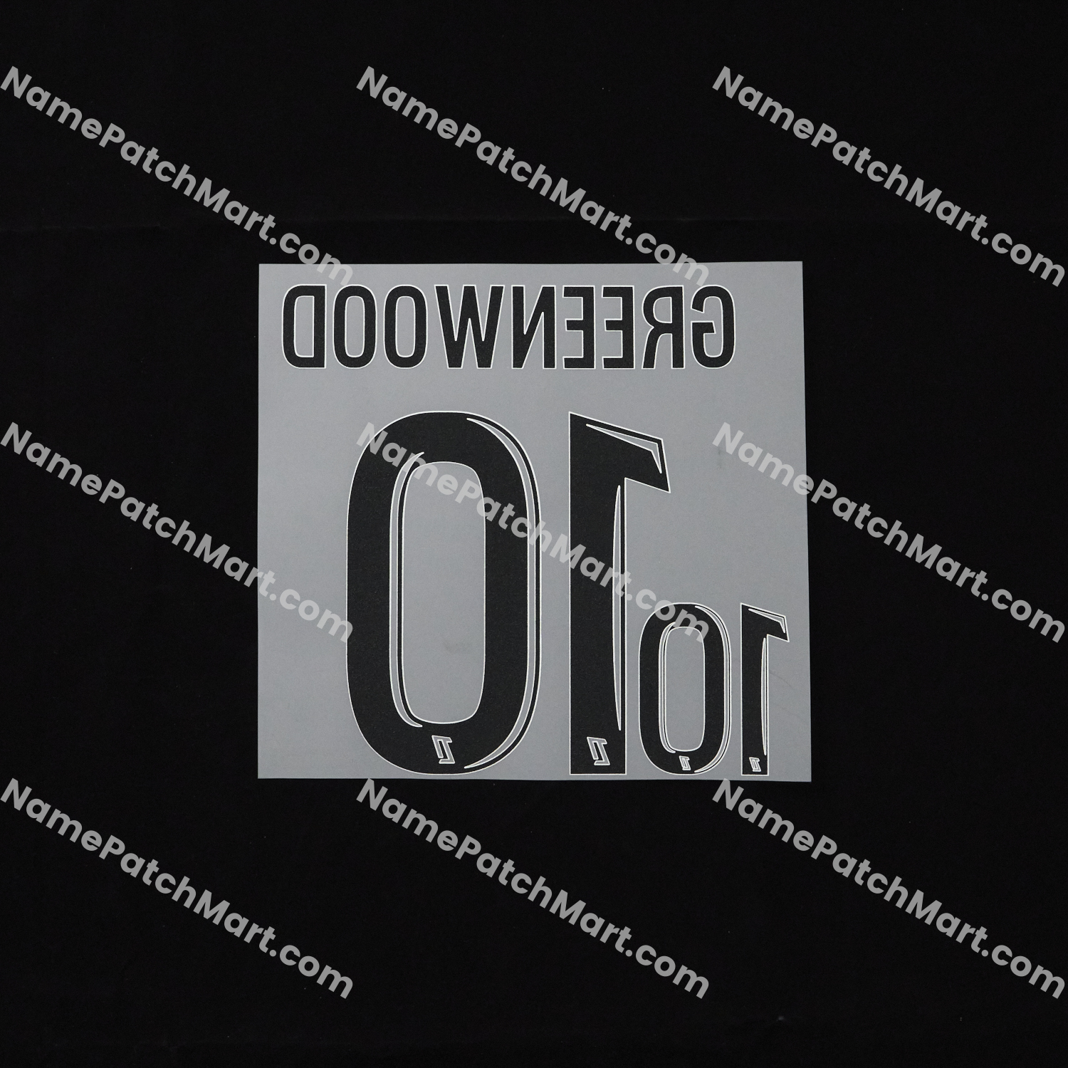 KIDS Greenwood #10 (Ligue 1) - Marseille 25-26 Away and Third  | Name Number Set - NamePatchMart.COM