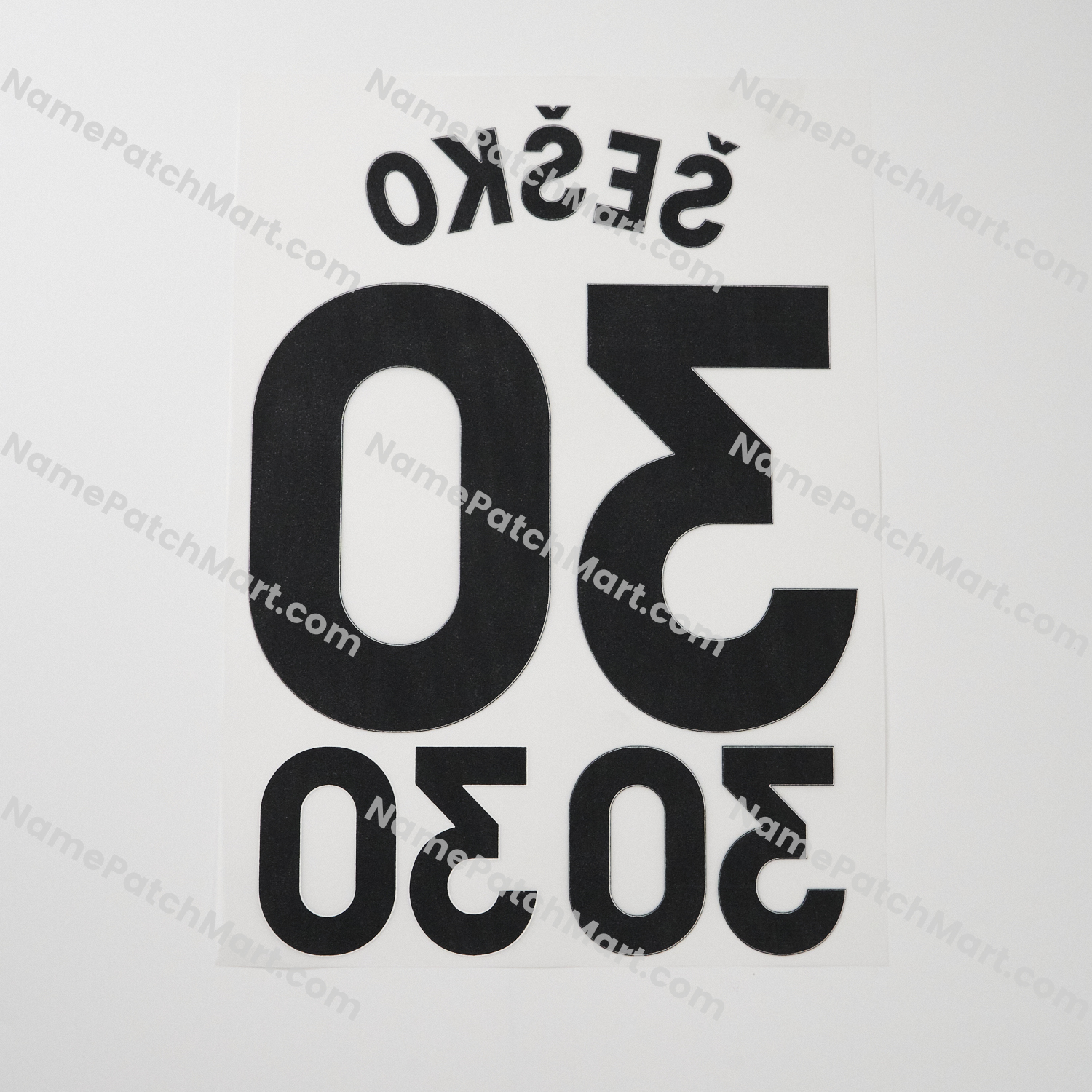 KIDS Šeško #30 (Premier League) - Manchester United 25-26 Home  | Name Number Set - NamePatchMart.COM