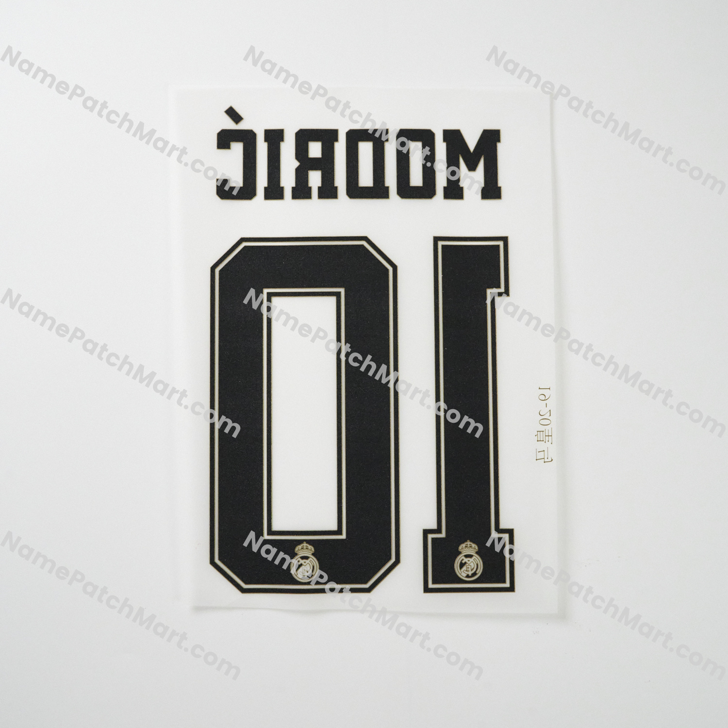 Modrić #10 (Champions League) - Real Madrid 2019-20 Away  | Name Number Set - NamePatchMart.COM