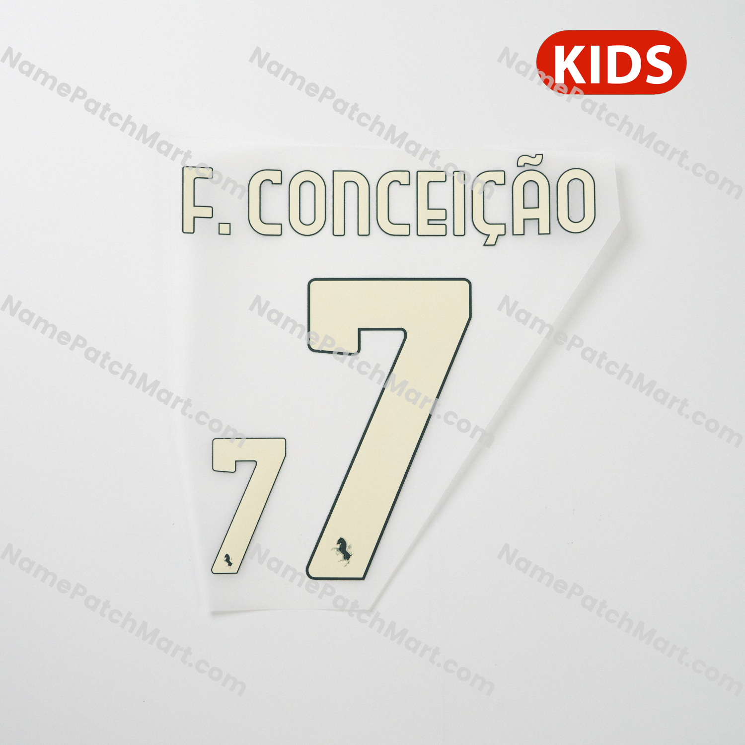 KIDS F. Conceição #7 - Juventus 25-26 Third  | Name Number Set - NamePatchMart.COM