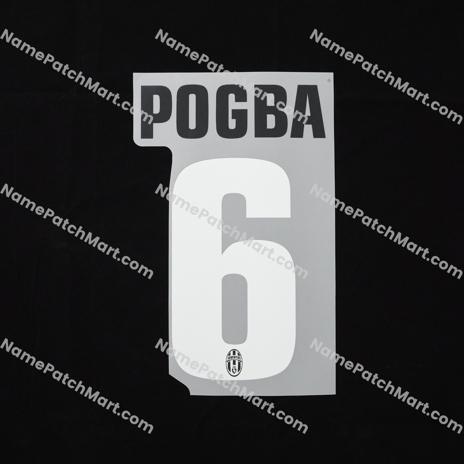 Pogba #6 - Juventus 2012-13 Home  | Name Number Set - NamePatchMart.COM