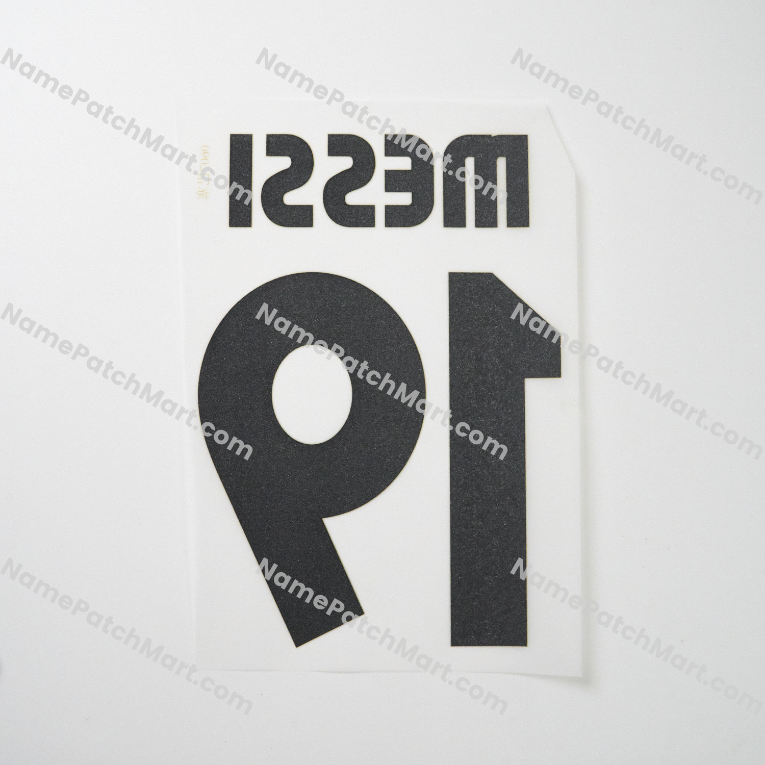 Messi #19 - Barcelona 2007-08 Home  | Name Number Set - NamePatchMart.COM