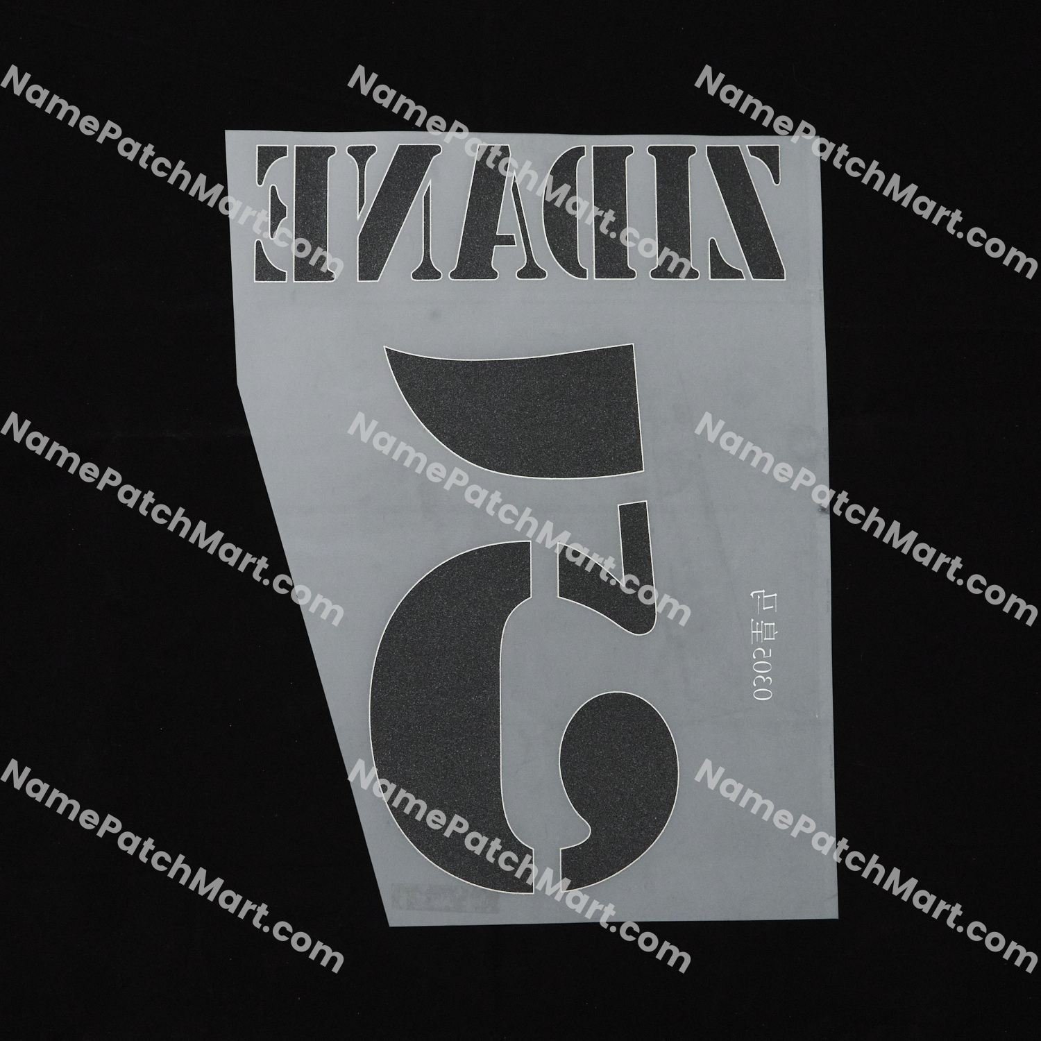 Zidane #5 - Real Madrid 2001-03 Away  | Name Number Set - NamePatchMart.COM