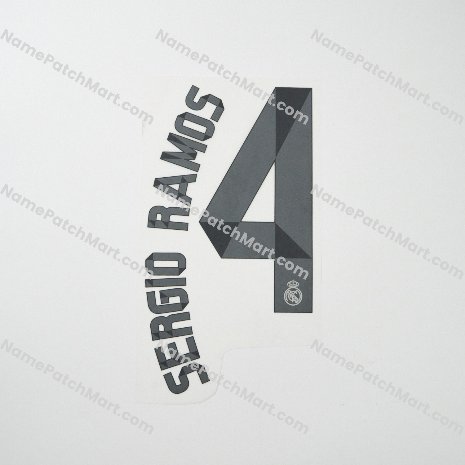 Sergio Ramos #4 - Real Madrid 2014-15 Home  | Name Number Set - NamePatchMart.COM