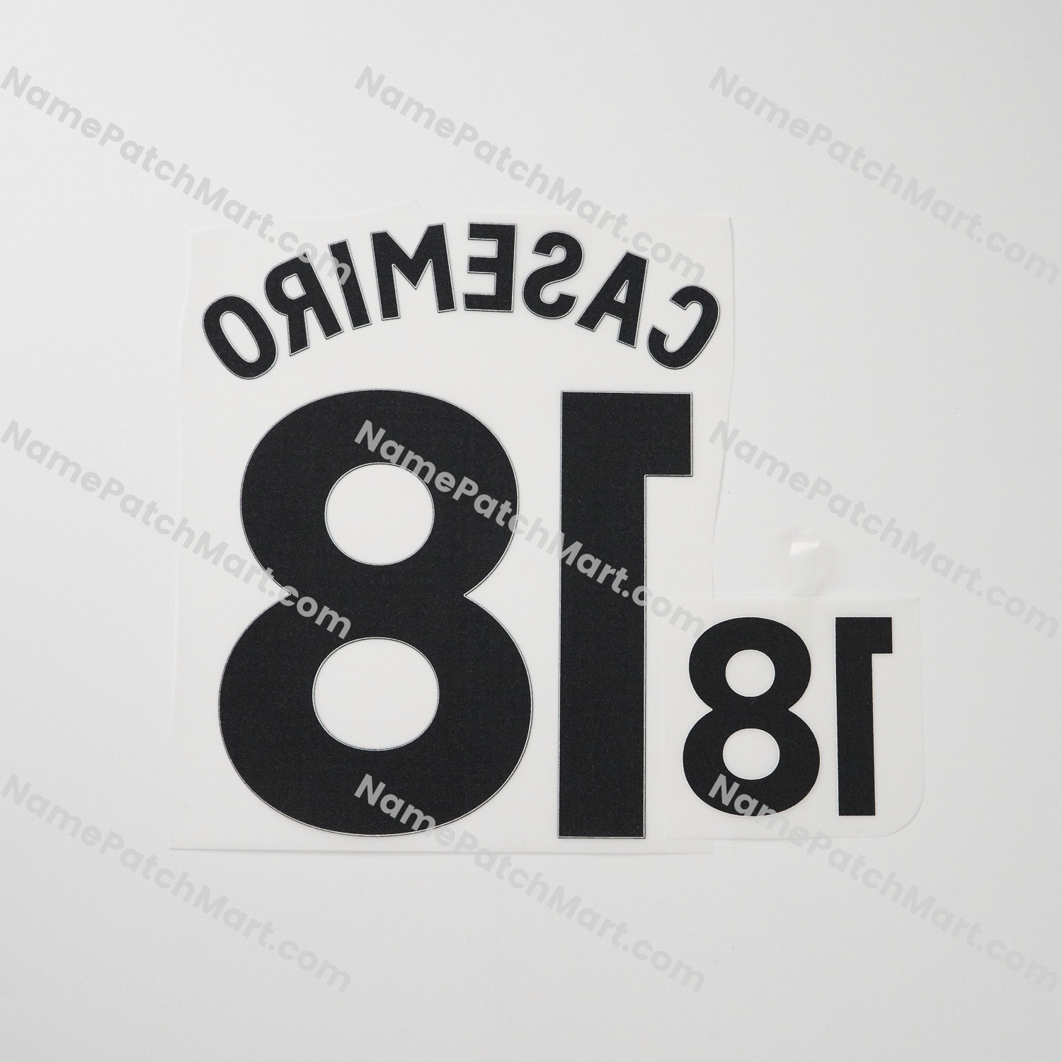 KIDS Casemiro #18 (Premier League) - Manchester United 25-26 Home  | Name Number Set - NamePatchMart.COM