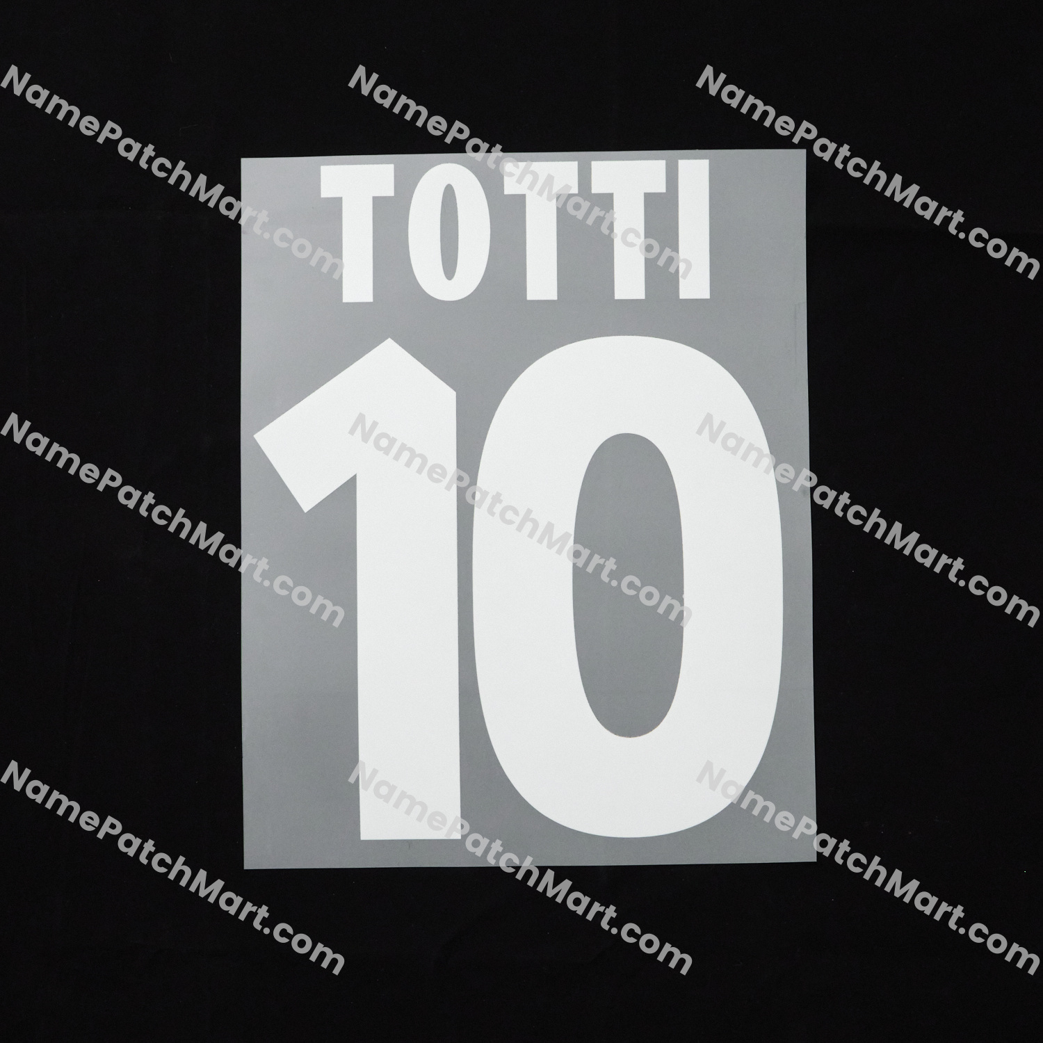 Totti #10 - AS Roma 2000-02 Home  | Name Number Set - NamePatchMart.COM