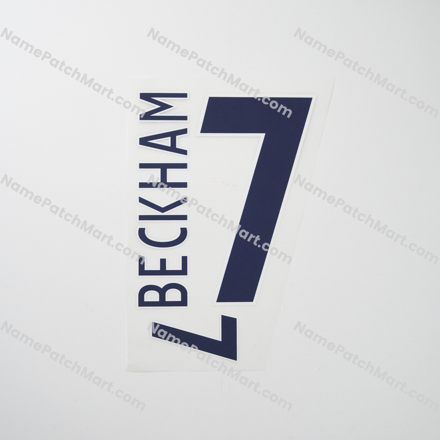 Beckham #7 - England 2004 Home  | Name Number Set - NamePatchMart.COM
