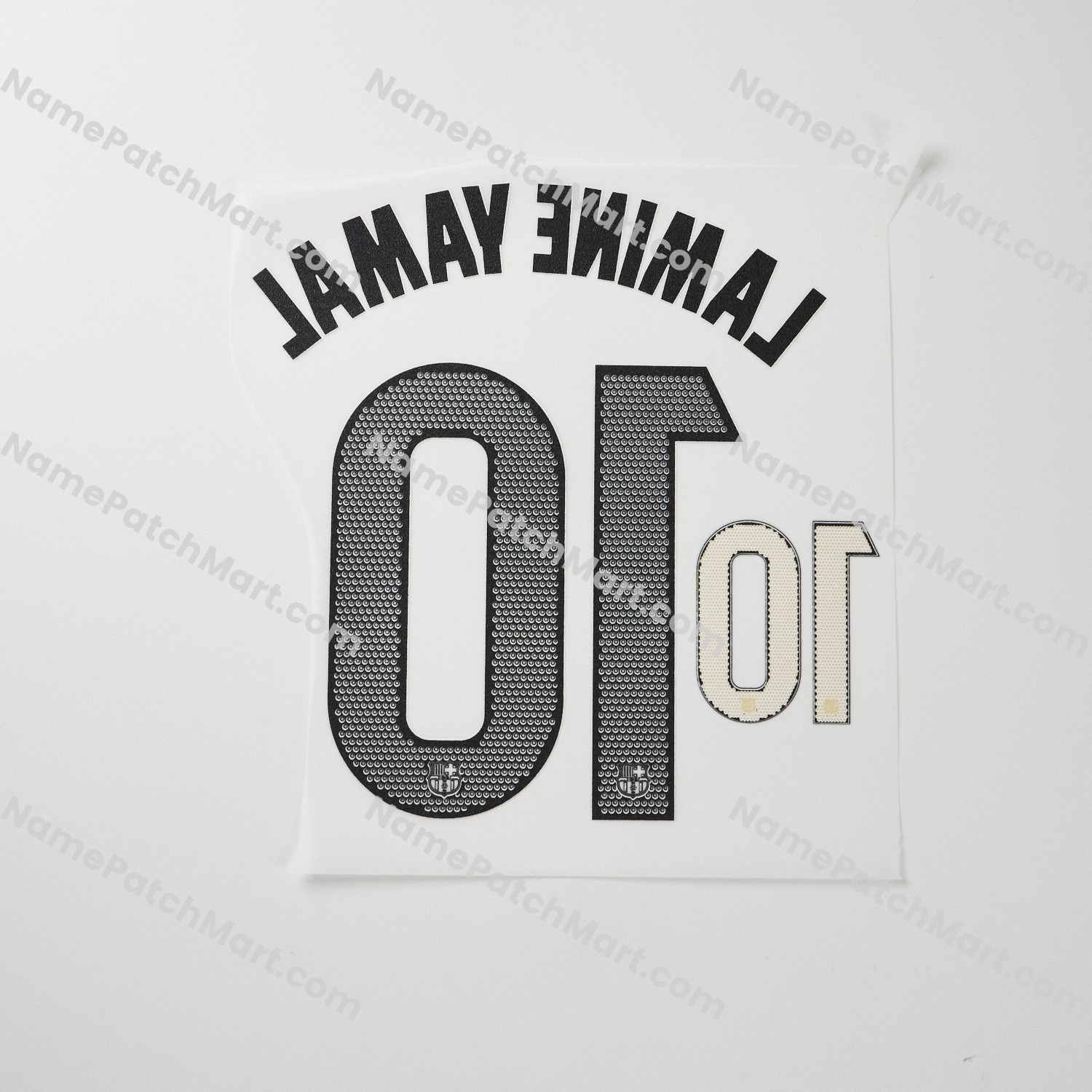 Lamine Yamal #10 (La Liga) - Barcelona 25-26 Away KIDS  | Name Number Set - NamePatchMart.COM