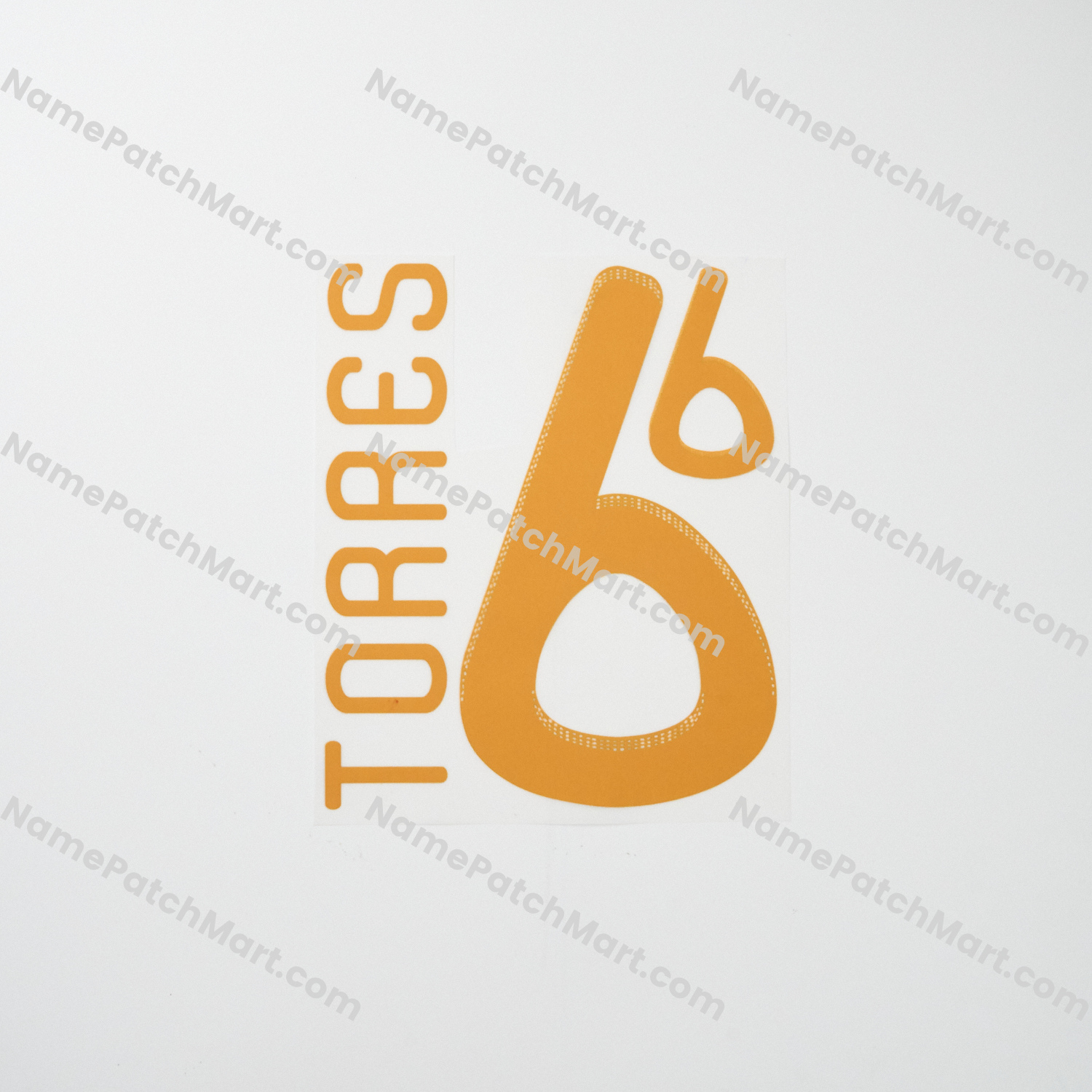 Torres #6 - Spain 2010 Home and Away  | Name Number Set - NamePatchMart.COM