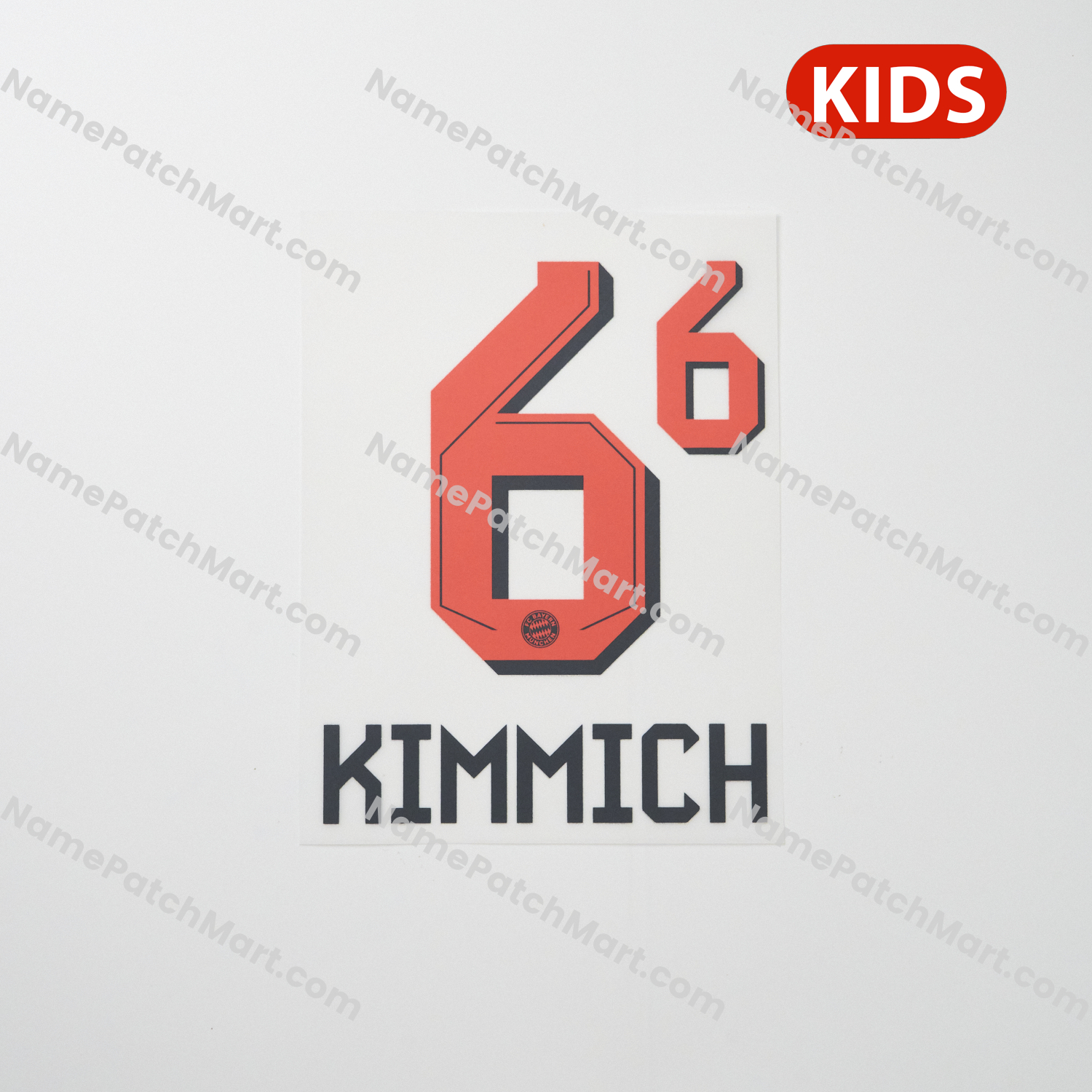 KIDS Kimmich #6 - Bayern Munich 25-26 Away  | Name Number Set - NamePatchMart.COM