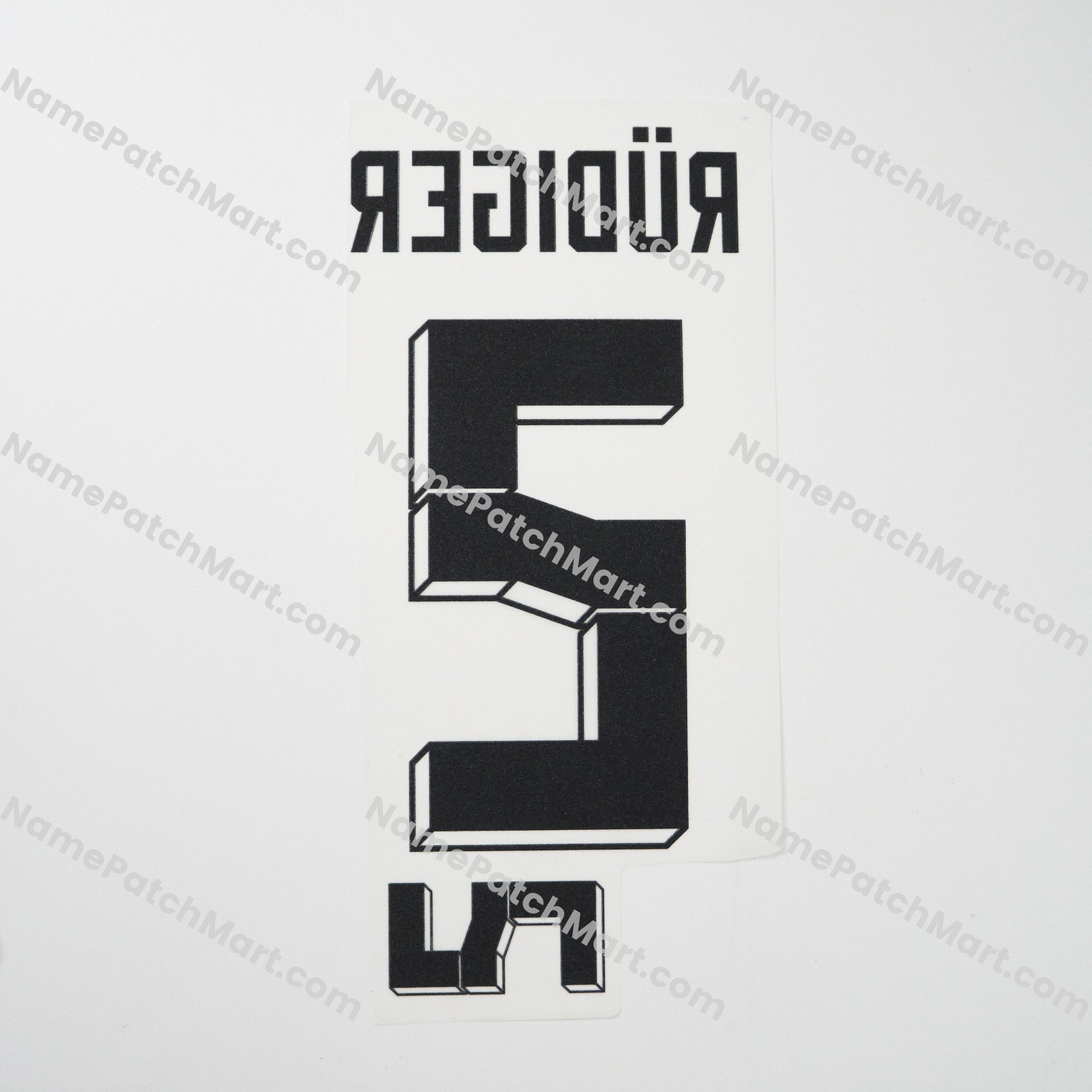 Rüdiger #2 - Germany 2024 Home  | Name Number Set - NamePatchMart.COM