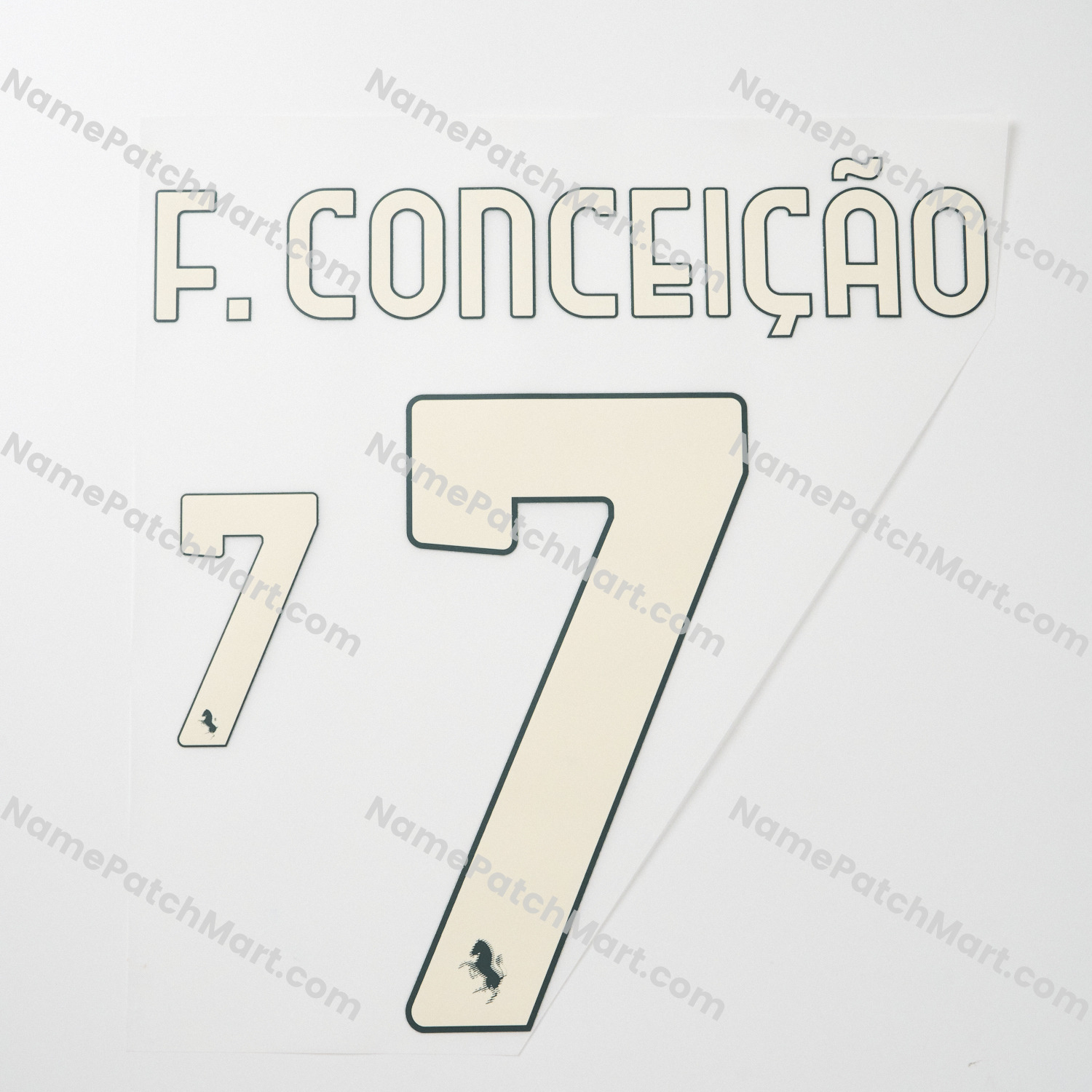 F. Conceição #7 - Juventus 25-26 Third (include Shorts Number)  | Name Number Set - NamePatchMart.COM