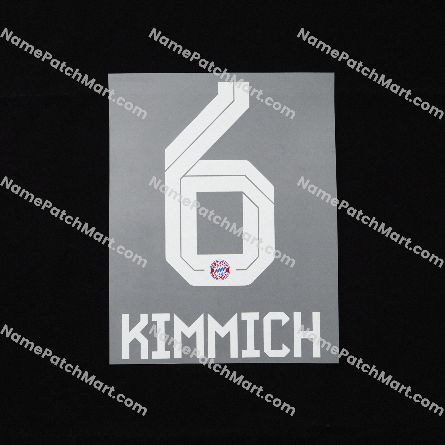 Kimmich #6 - Bayern Munich 25-26 Home  | Name Number Set - NamePatchMart.COM