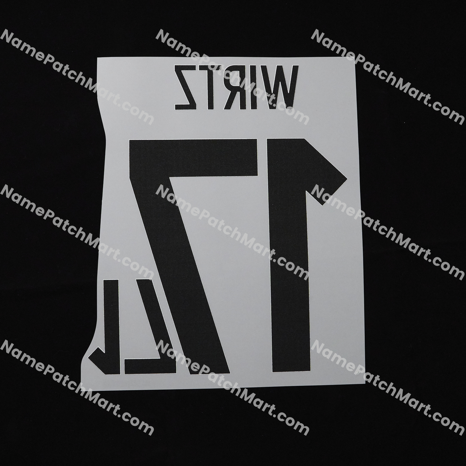 Wirtz #17 - Germany 2025 125th Anniversary  | Name Number Set - NamePatchMart.COM