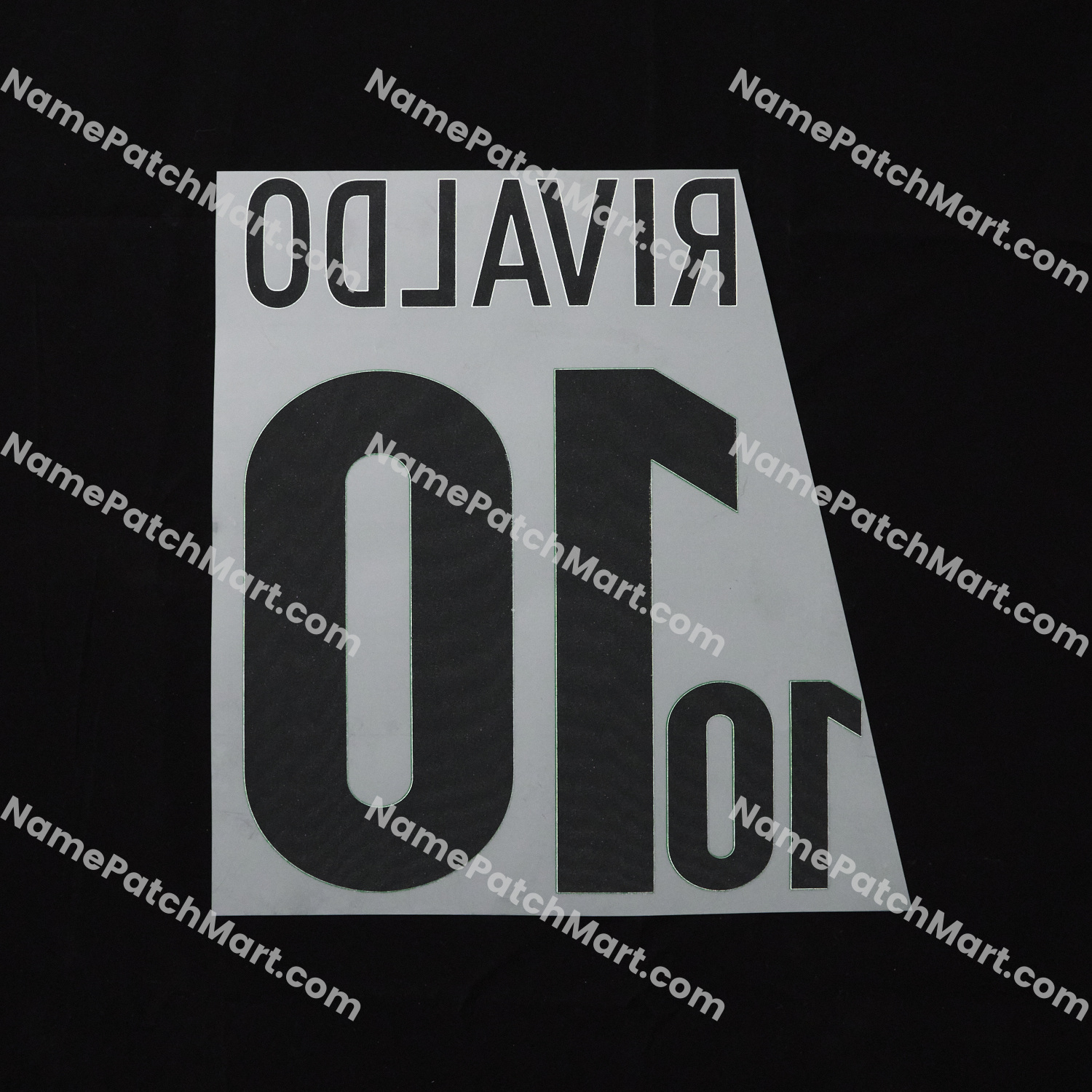 Rivaldo #10 - Brazil 1998 Away  | Name Number Set - NamePatchMart.COM