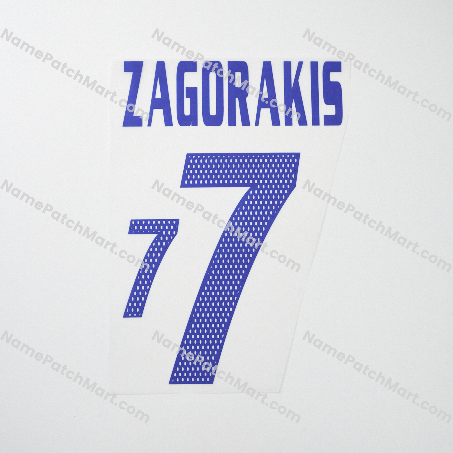 Zagorakis #7 - Greece 2004 Away (include Shorts Number)  | Name Number Set - NamePatchMart.COM