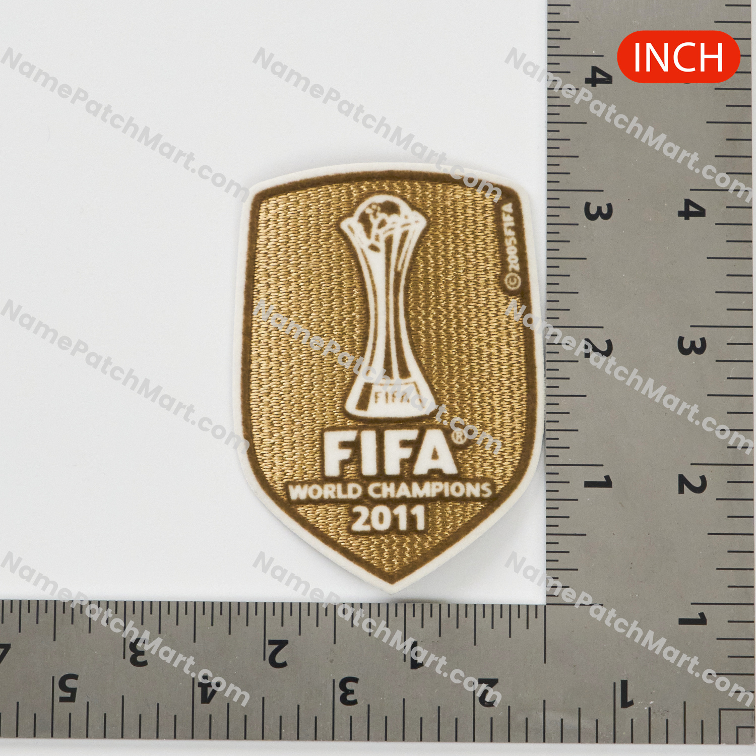 2011 Barcelona FIFA World Champions Patch  | Name Number Set - NamePatchMart.COM