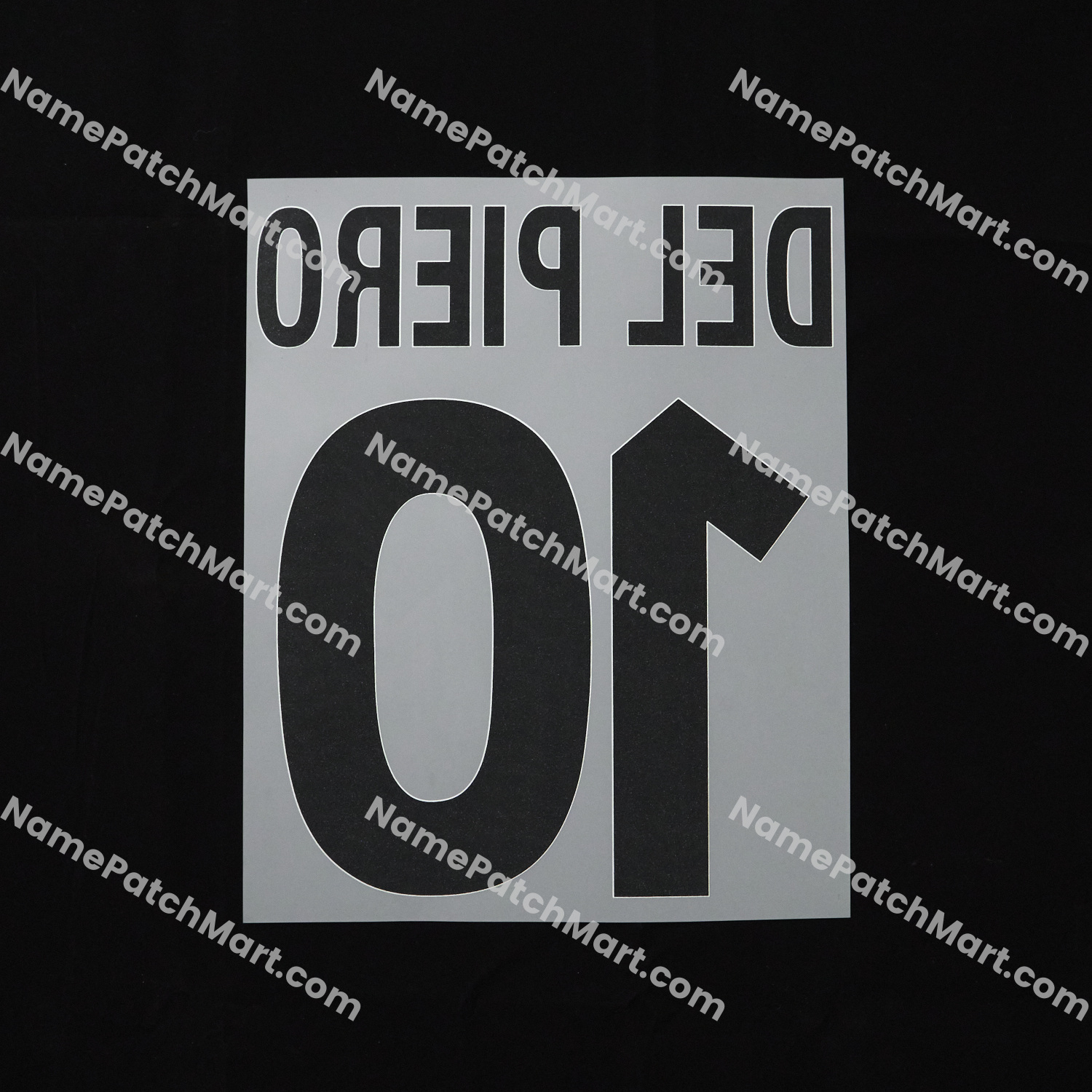 Del Piero #10 - Juventus 1999-00 Home  | Name Number Set - NamePatchMart.COM