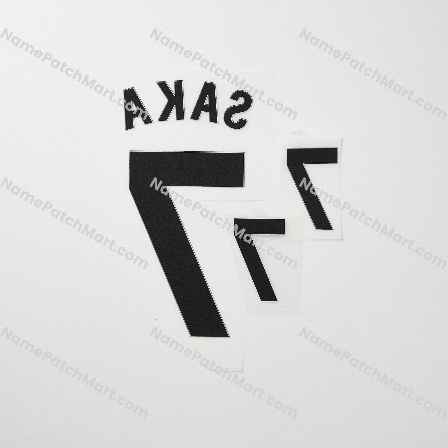 KIDS Saka #7 - Arsenal 25-26 Home and Away  | Name Number Set - NamePatchMart.COM