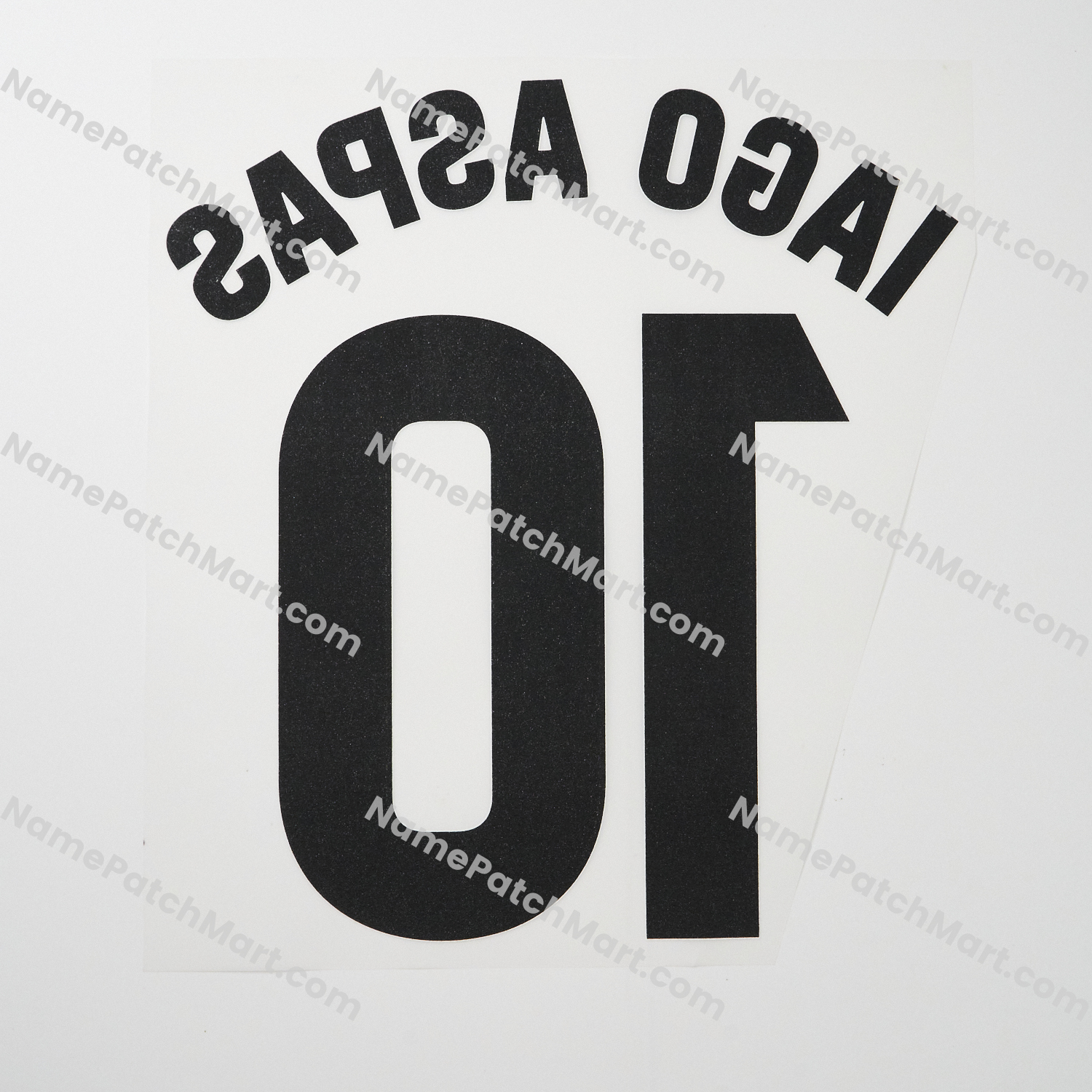 Iago Aspas #10 (La Liga) - Celta Vigo 25-26 Home  | Name Number Set - NamePatchMart.COM