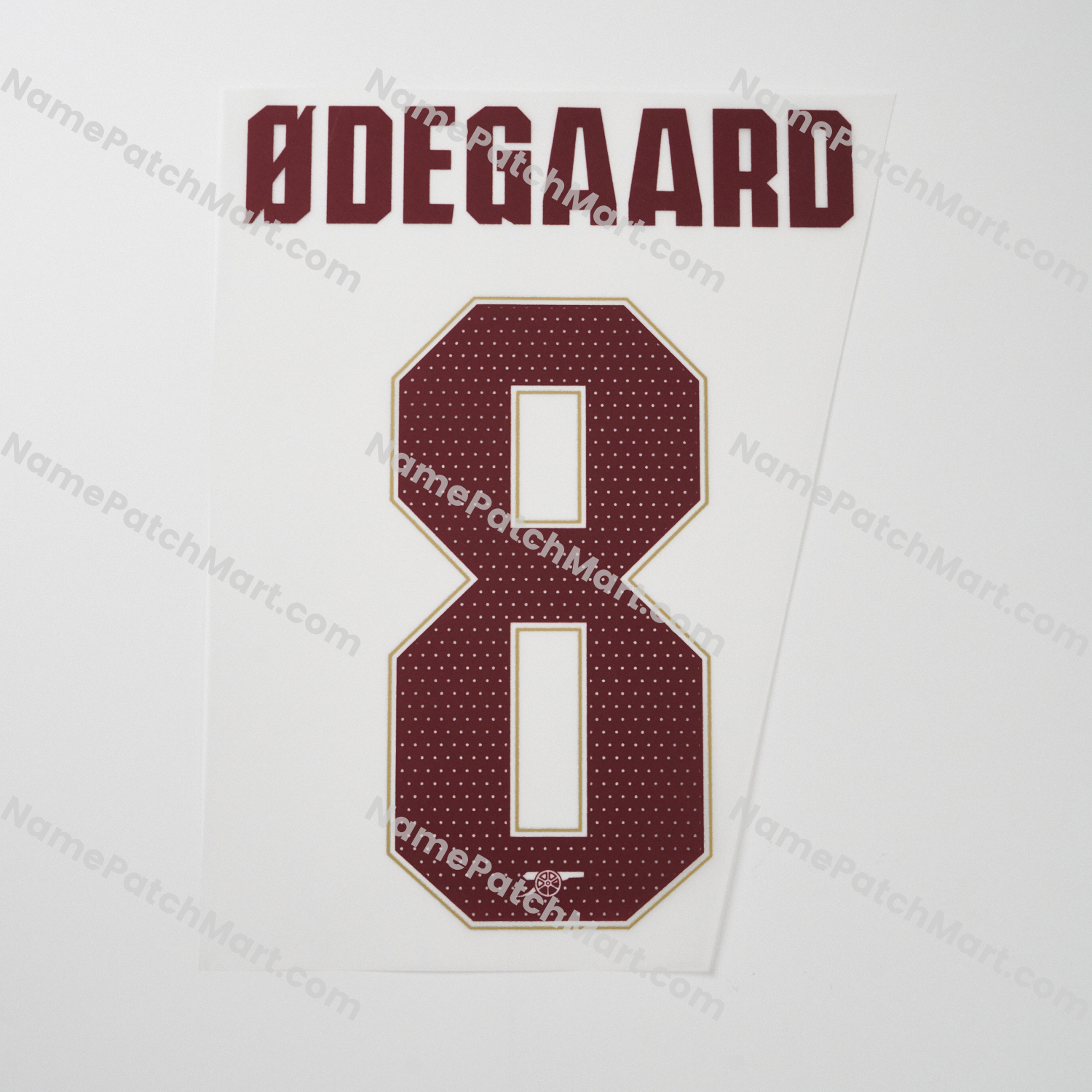 Ødegaard #8 (Champions League) - Arsenal 25-26 Third  | Name Number Set - NamePatchMart.COM