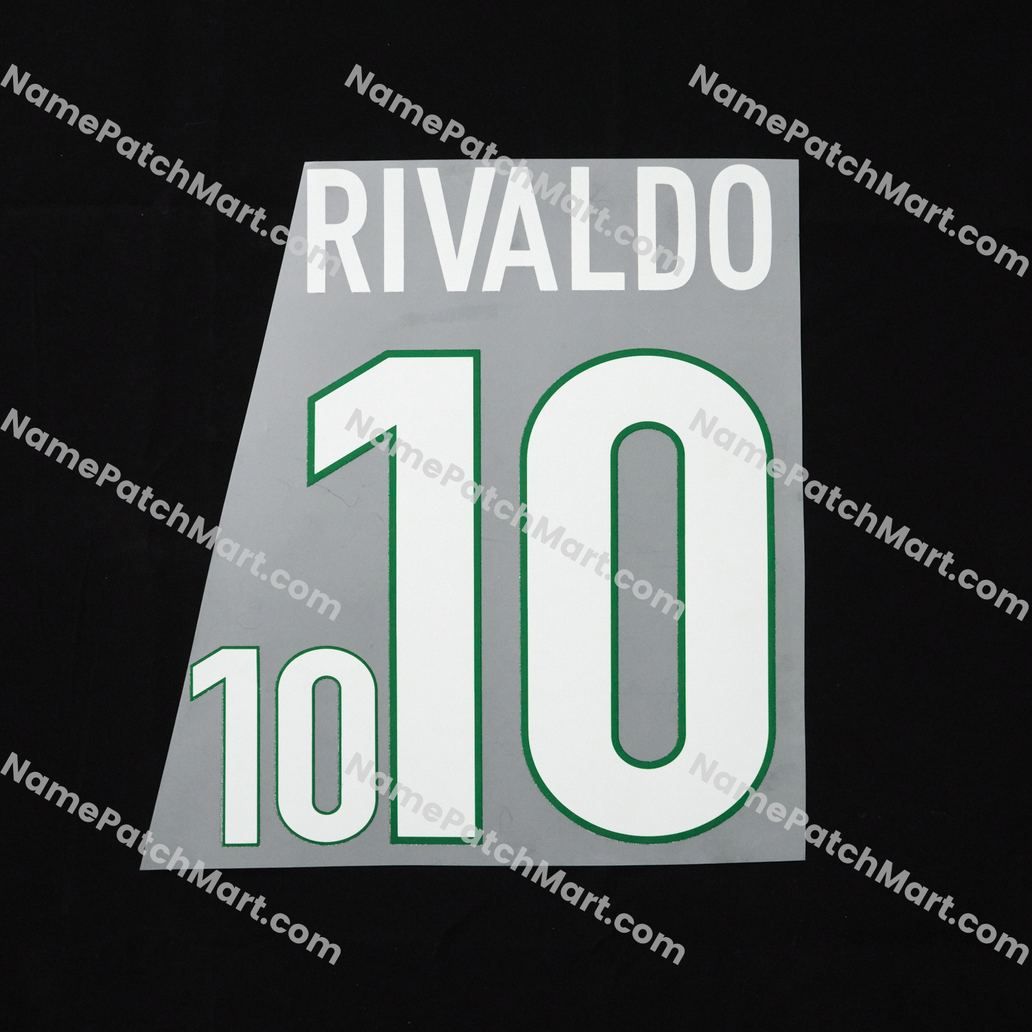 Rivaldo #10 - Brazil 1998 Away  | Name Number Set - NamePatchMart.COM