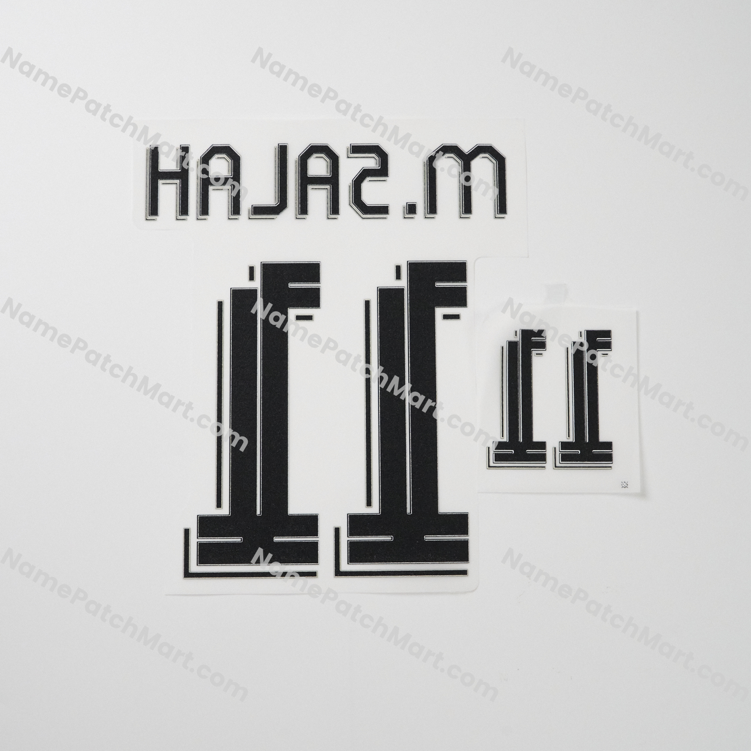 KIDS M.Salah #11 (Champions League) - Liverpool 25-26 Away  | Name Number Set - NamePatchMart.COM