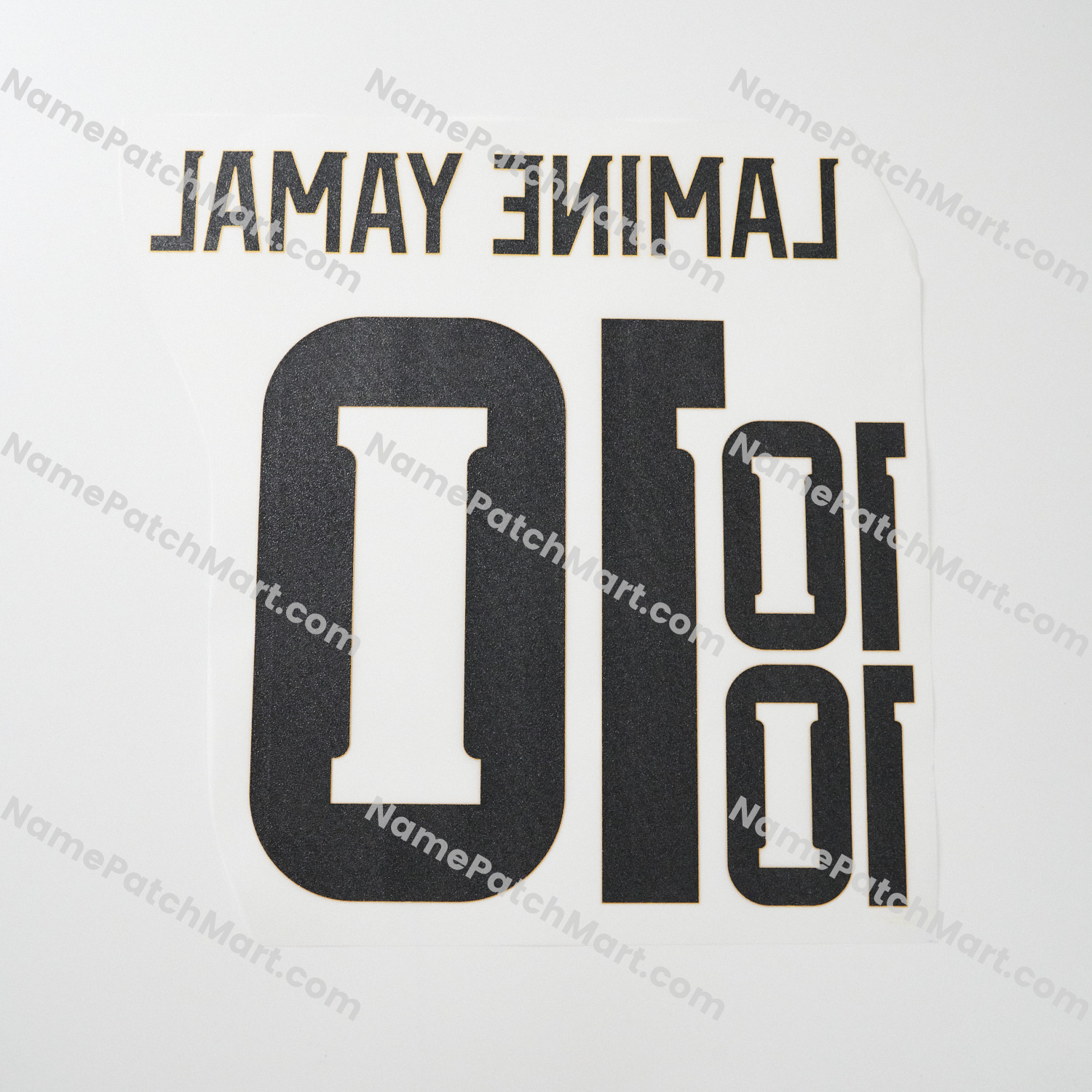 Lamine Yamal #10 (World Cup 26) - Spain 2026 Home  | Name Number Set - NamePatchMart.COM