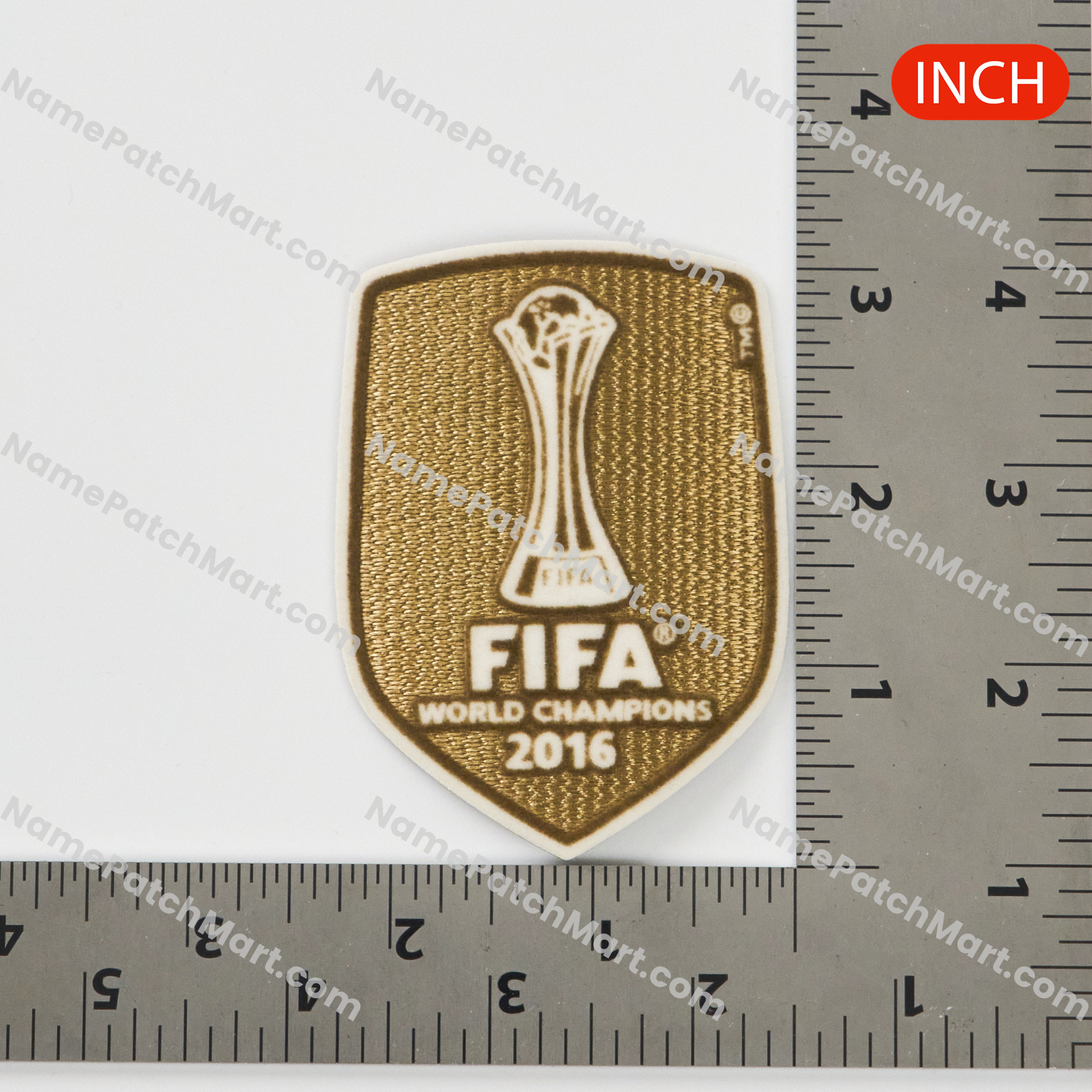 2016 Real Madrid FIFA World Champions Patch  | Name Number Set - NamePatchMart.COM