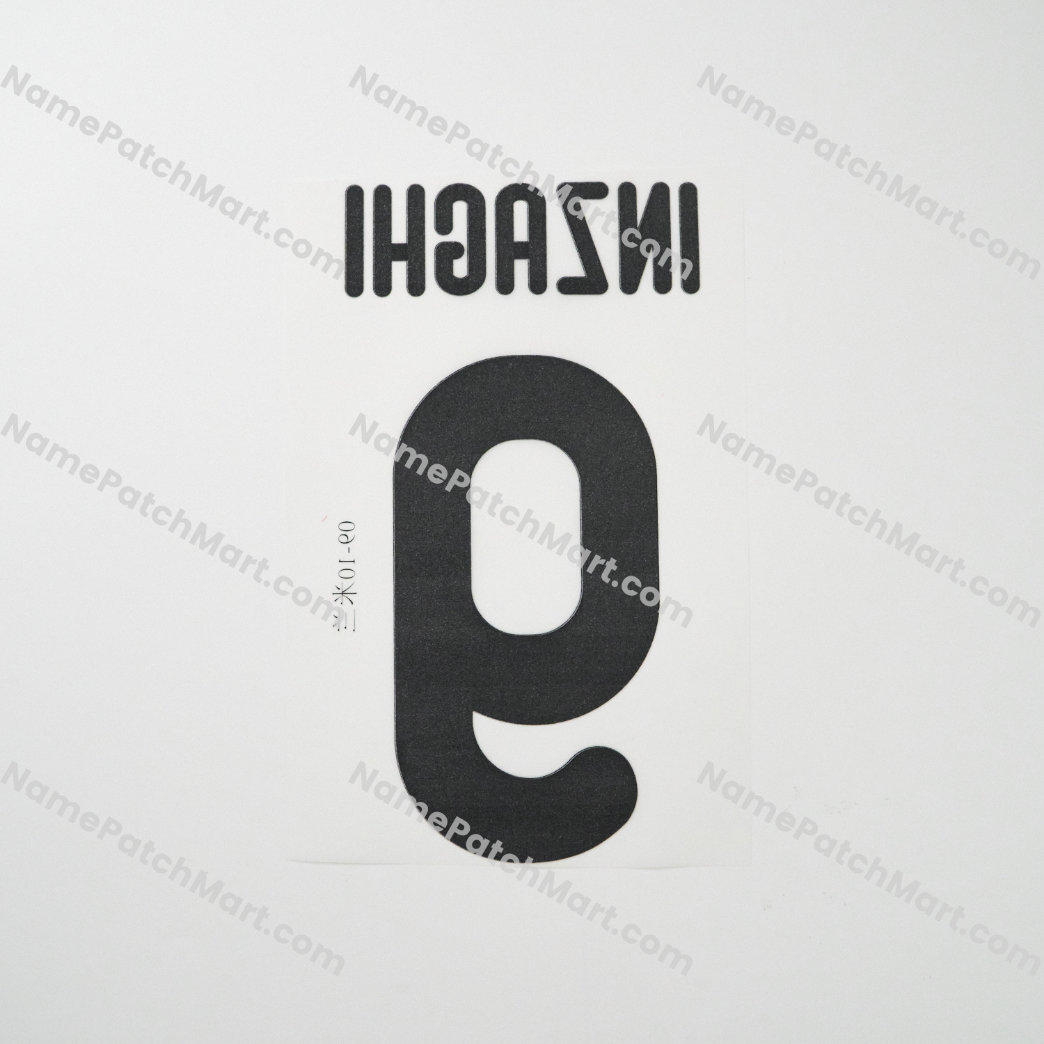 Inzaghi #9 - AC Milan 2009-10 Home  | Name Number Set - NamePatchMart.COM