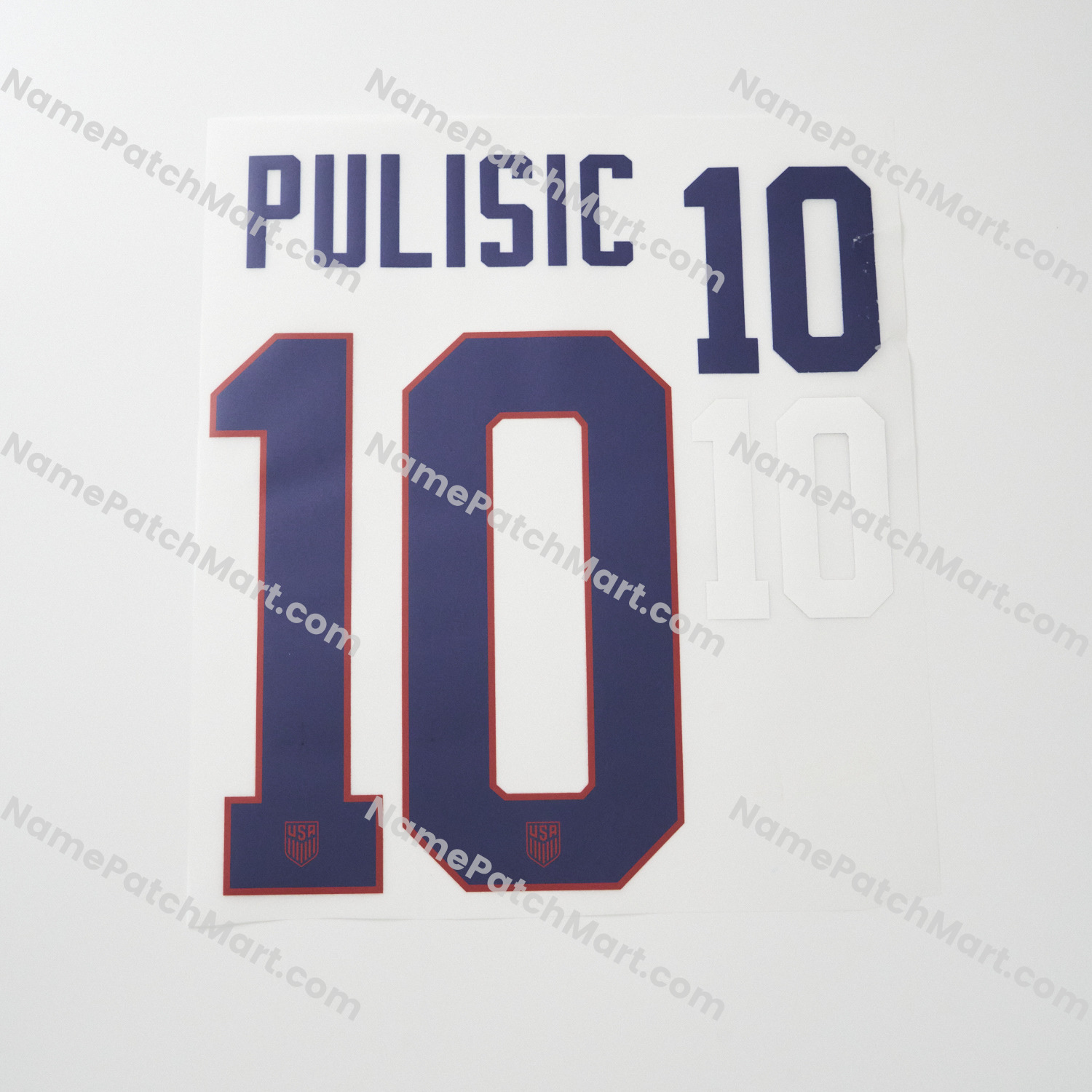 Pulisic #10 (World Cup 26) - Germany 2026 Home  | Name Number Set - NamePatchMart.COM