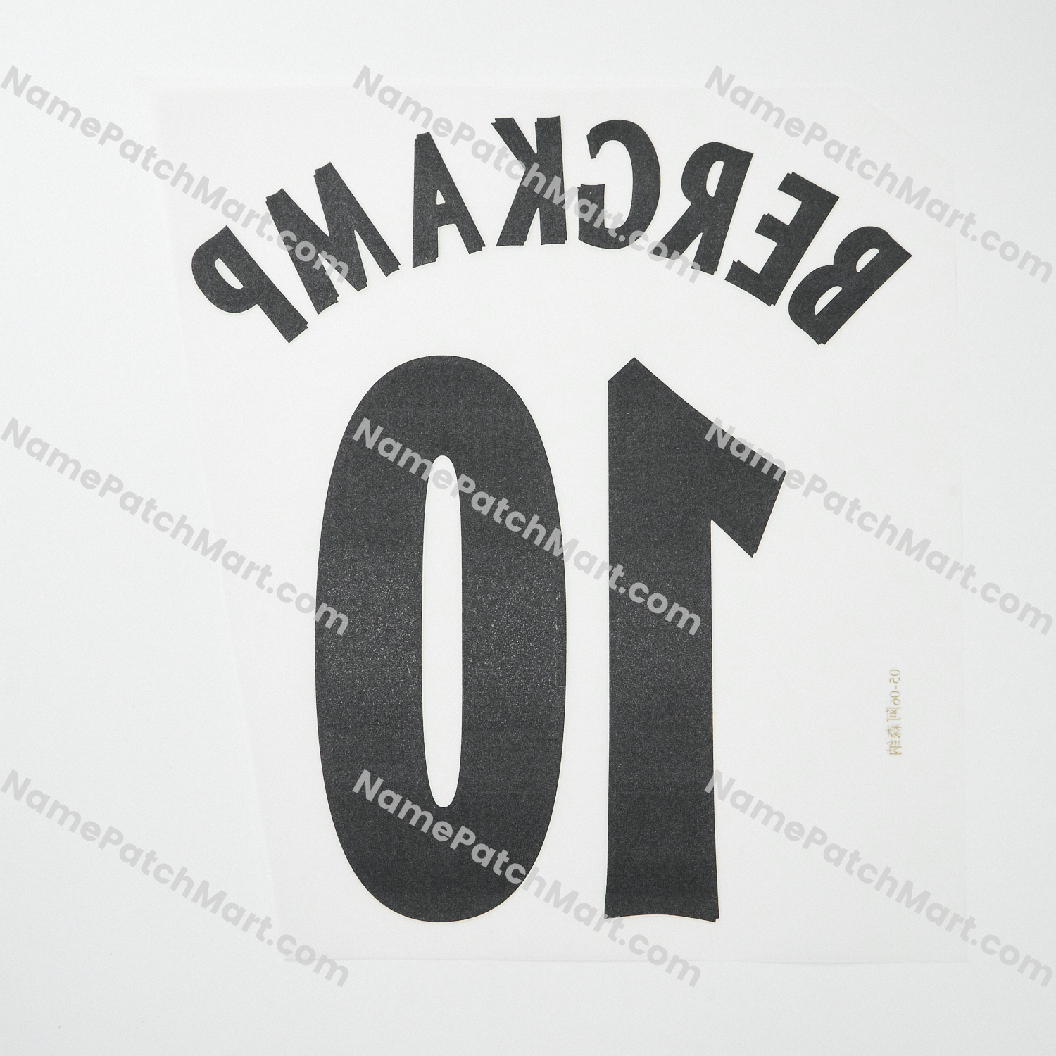 Bergkamp #10 (Premier League) - Arsenal 2005-06 Home  | Name Number Set - NamePatchMart.COM