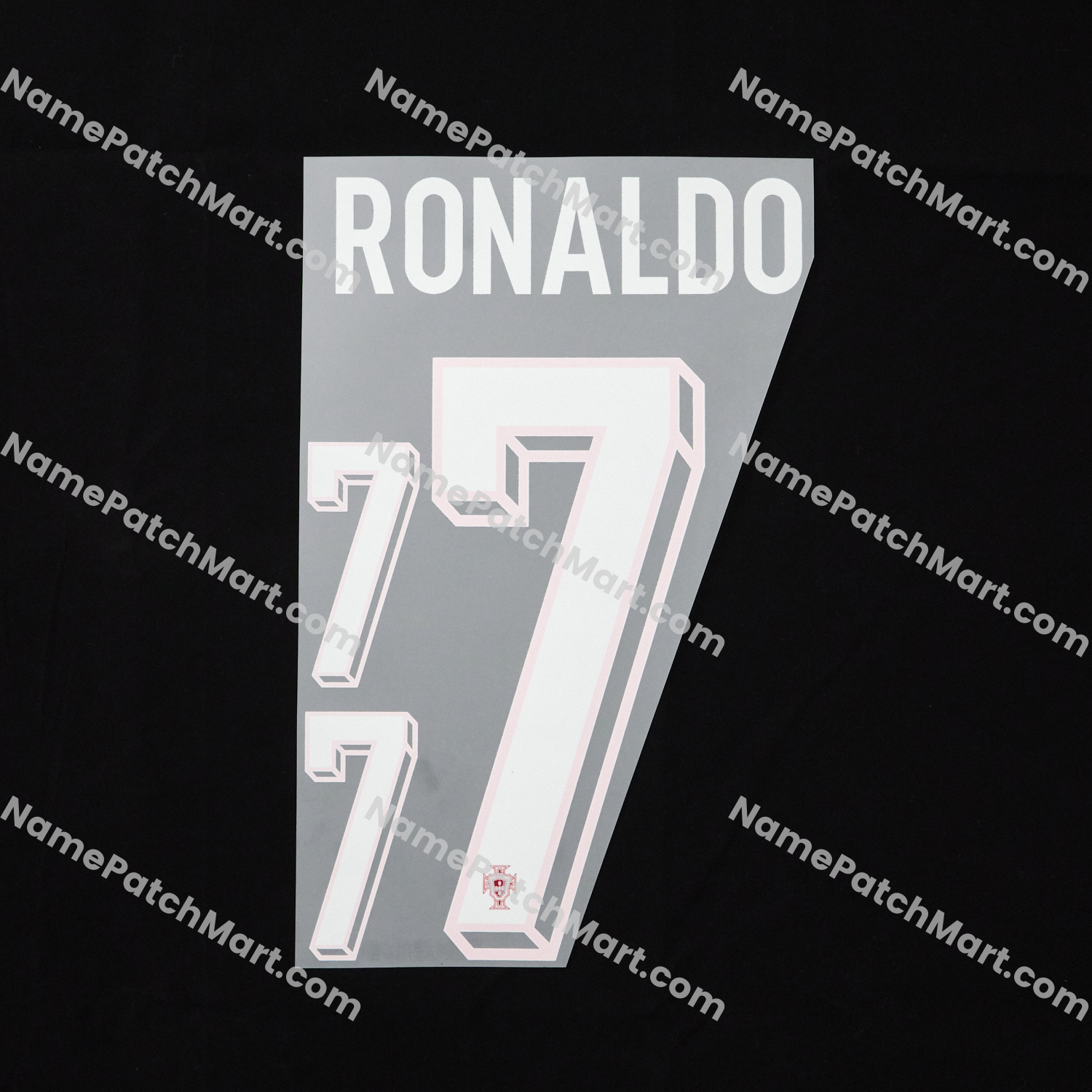 Ronaldo #7 - Portugal 2024 Home (include Shorts Number)  | Name Number Set - NamePatchMart.COM