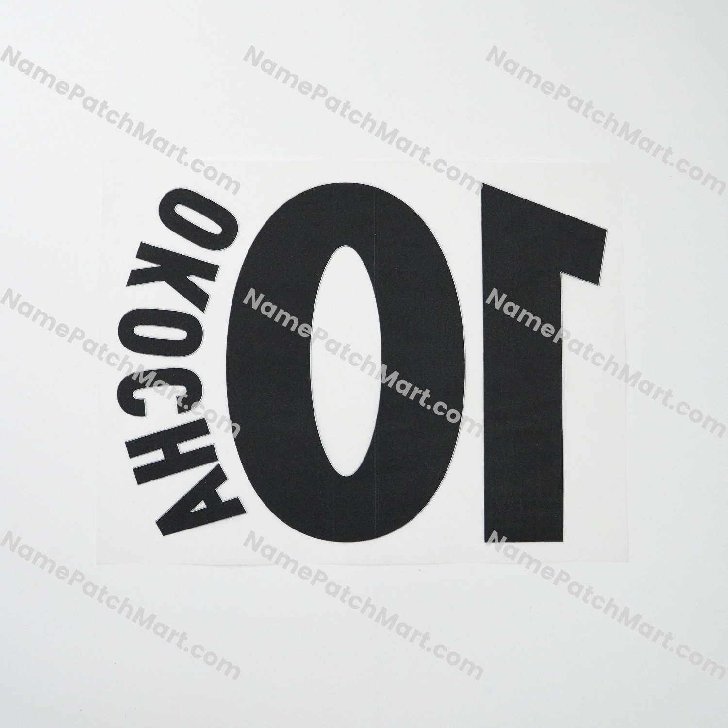 Okocha #10 - Paris Saint-Germain PSG 1998-00 Home  | Name Number Set - NamePatchMart.COM