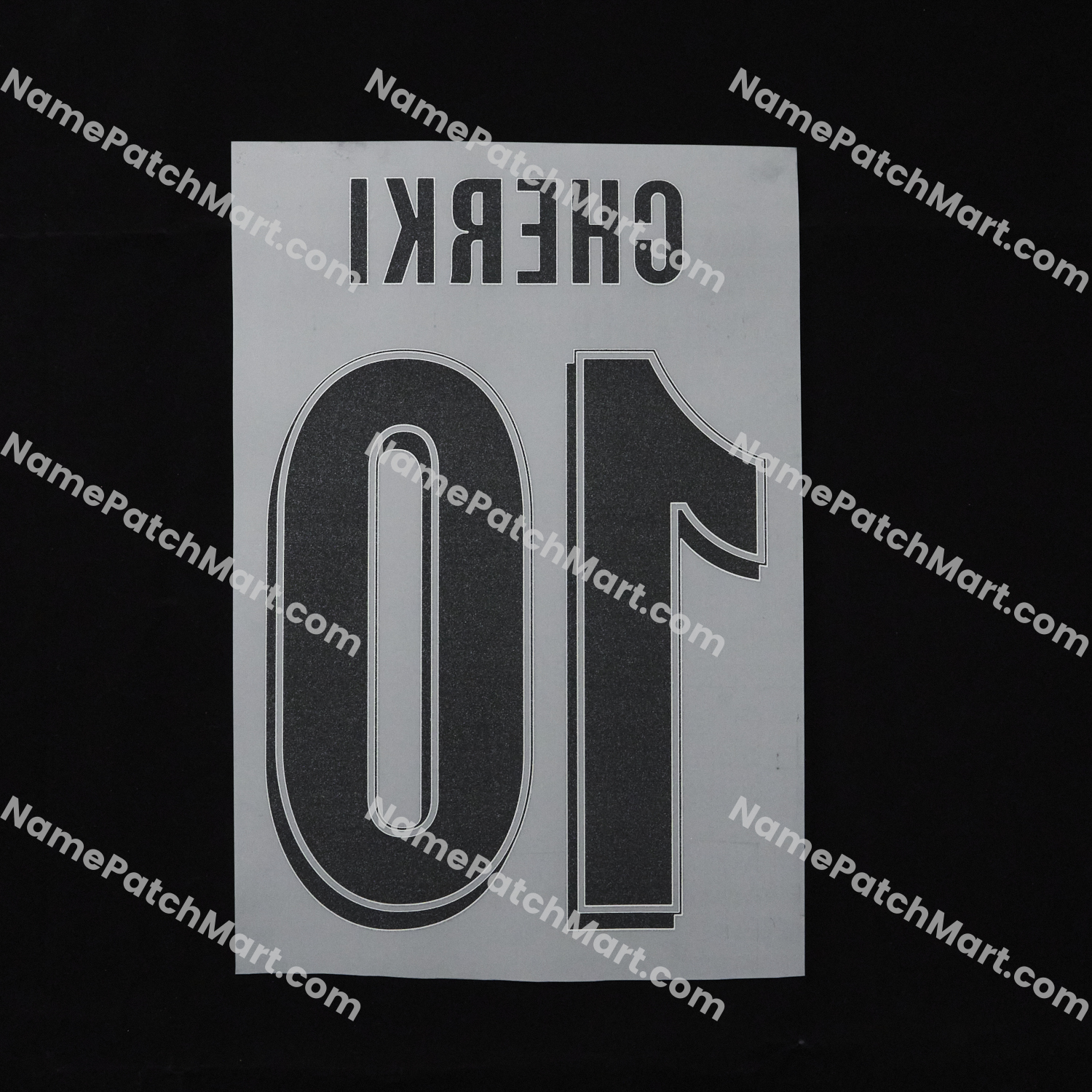 Cherki #10 (Champions League) - Manchester City 25-26 Away  | Name Number Set - NamePatchMart.COM