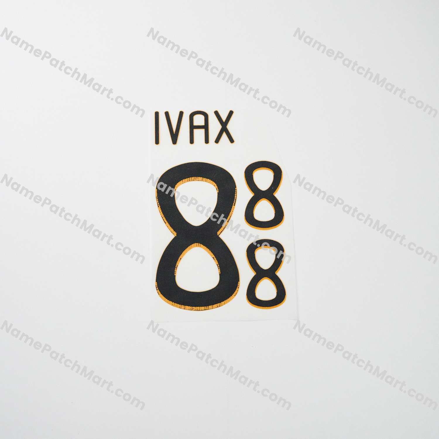 KIDS Xavi #8 - Spain 2010 Home  | Name Number Set - NamePatchMart.COM