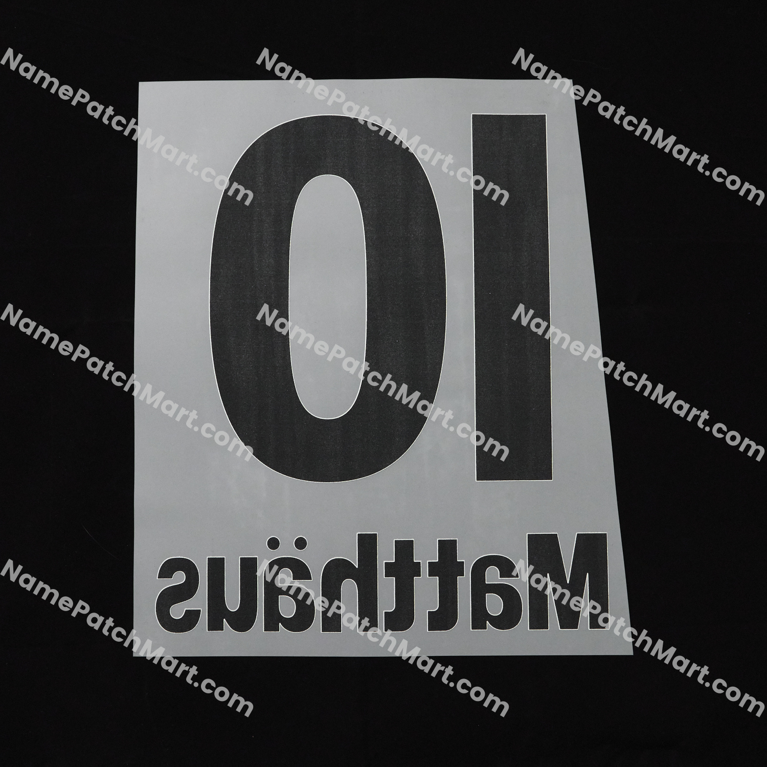 Matthäus #10 - Bayern Munich 1997-98 Home  | Name Number Set - NamePatchMart.COM