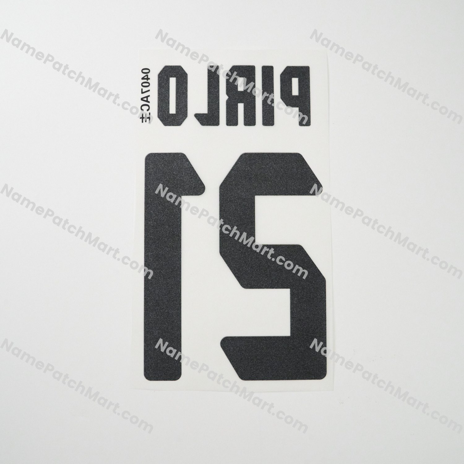 Pirlo #21 - AC Milan 2004-07 Home  | Name Number Set - NamePatchMart.COM