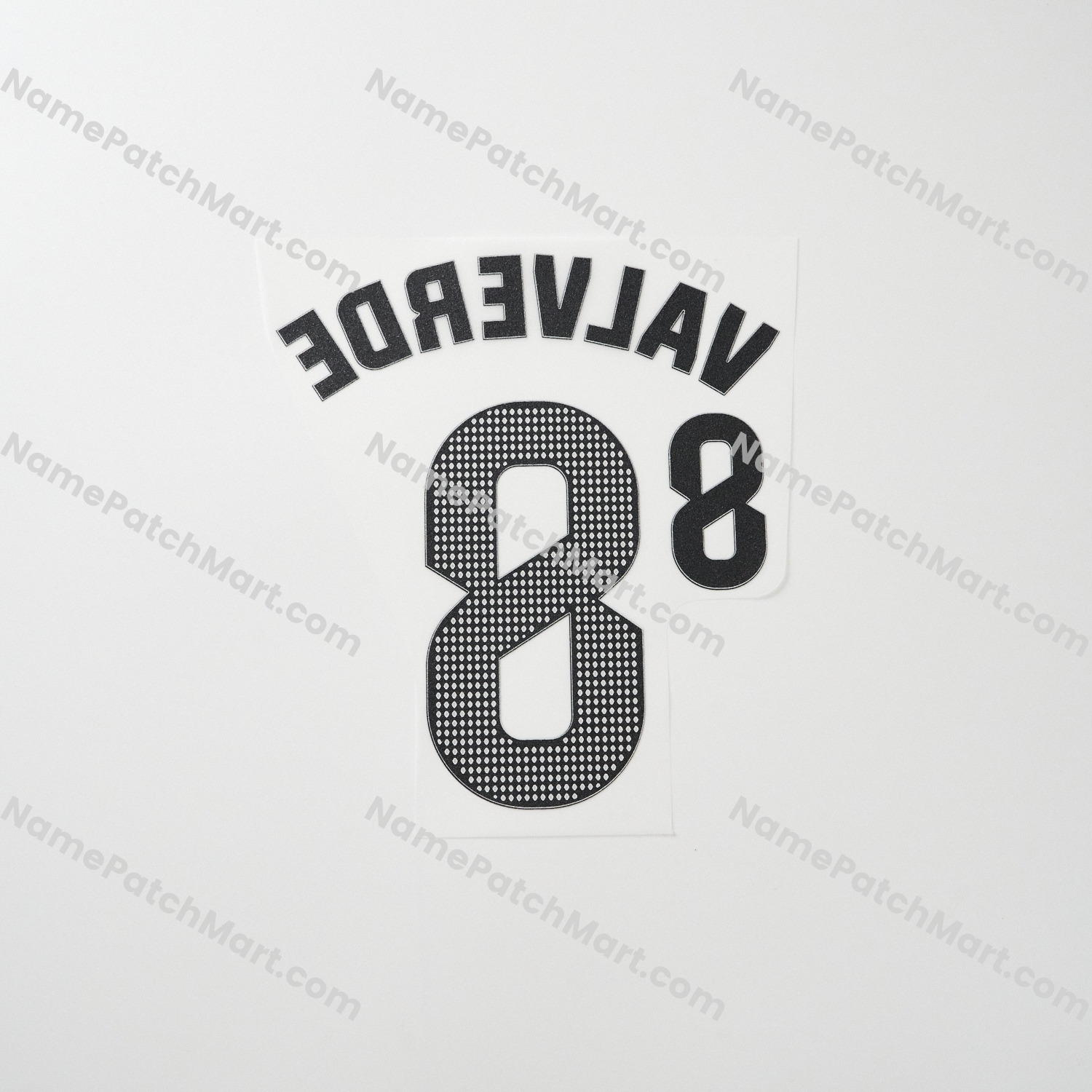 Valverde #8 (La Liga) - Real Madrid 25-26 Away KIDS  | Name Number Set - NamePatchMart.COM