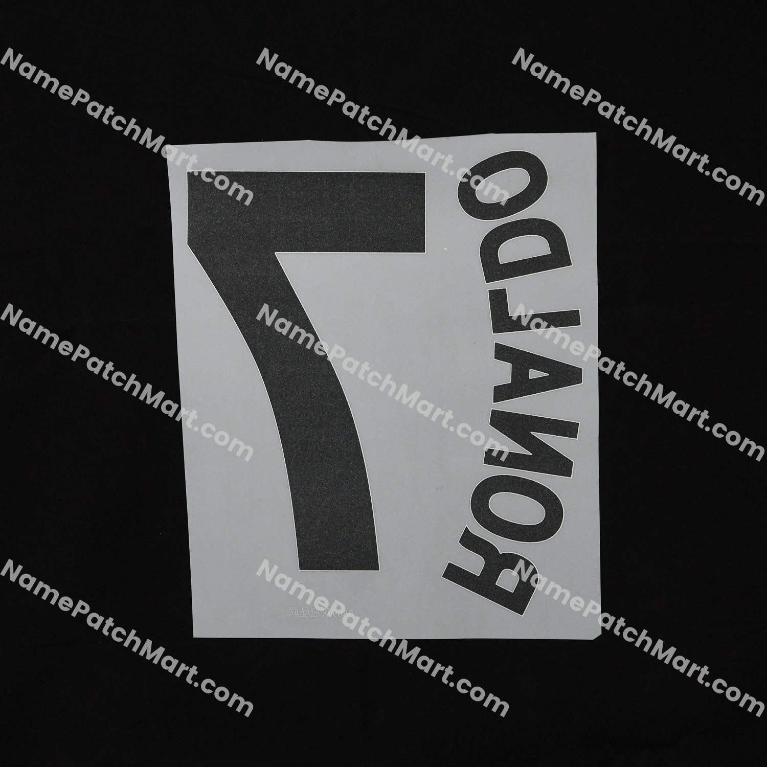 Ronaldo #7 (Champions League) - Manchester United 2008-09 Home  | Name Number Set - NamePatchMart.COM