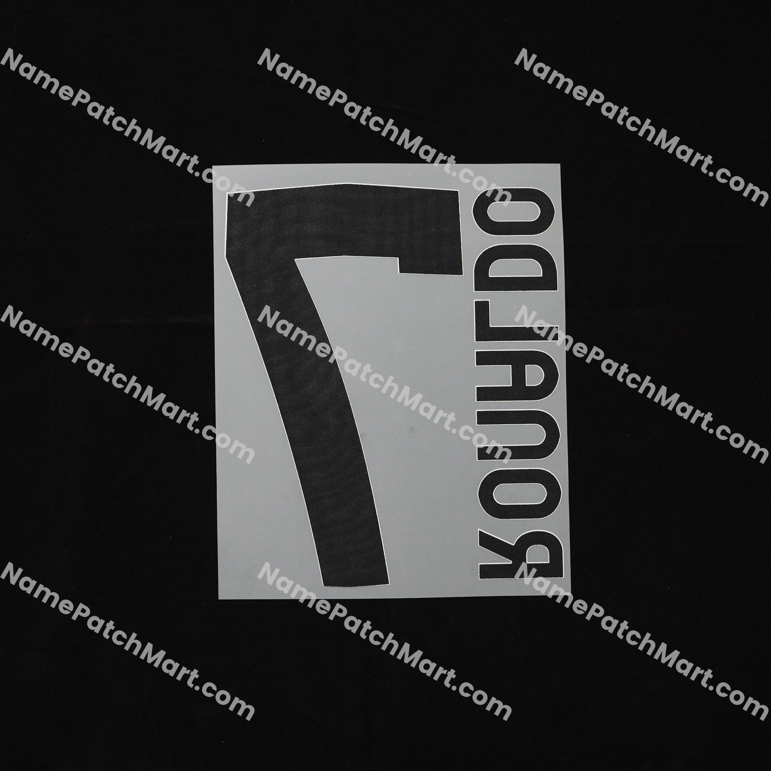 Ronaldo #7 (Champions League) - Real Madrid 2012-13 Away  | Name Number Set - NamePatchMart.COM