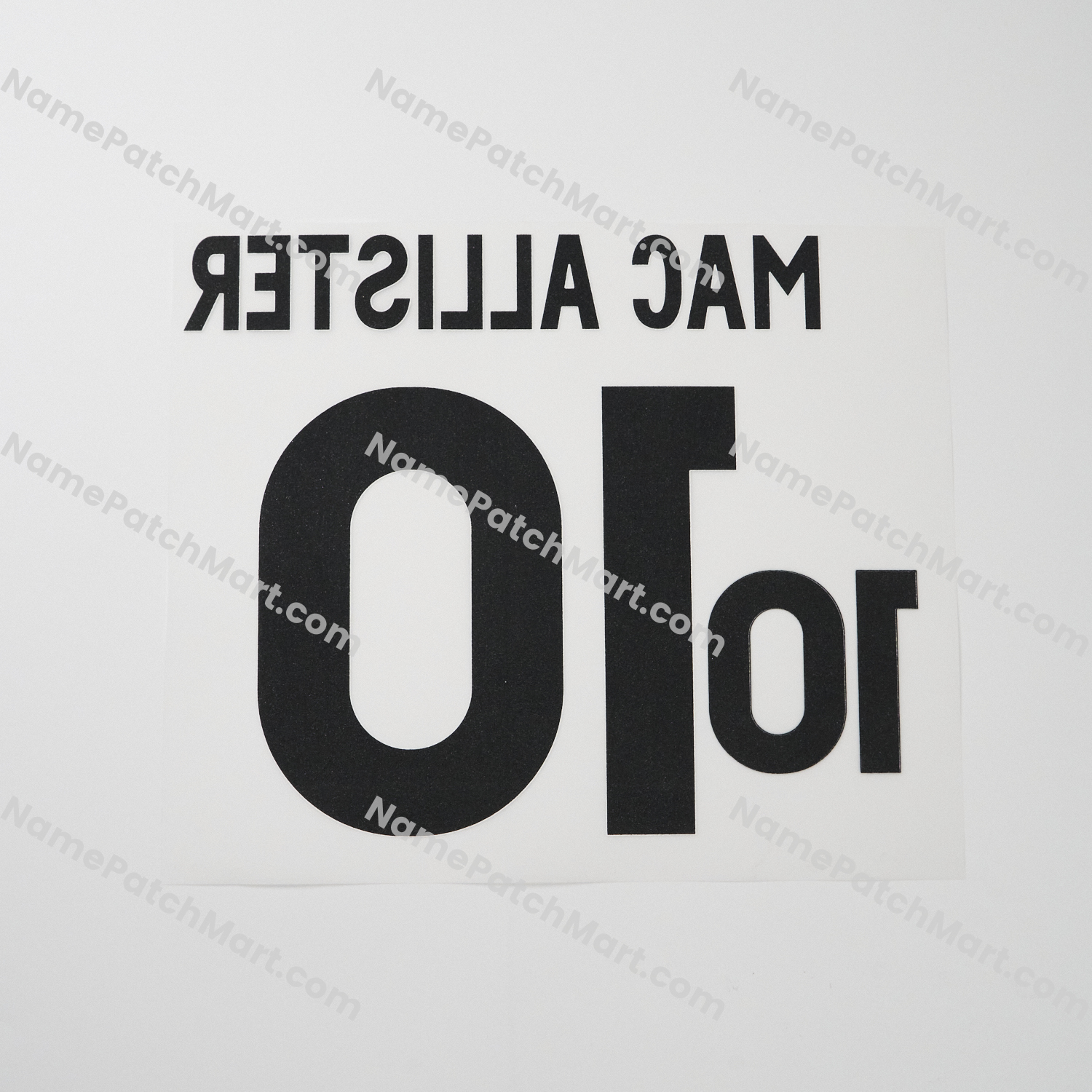 KIDS Mac Allister #10 (Premier League) - Liverpool 25-26 Away  | Name Number Set - NamePatchMart.COM