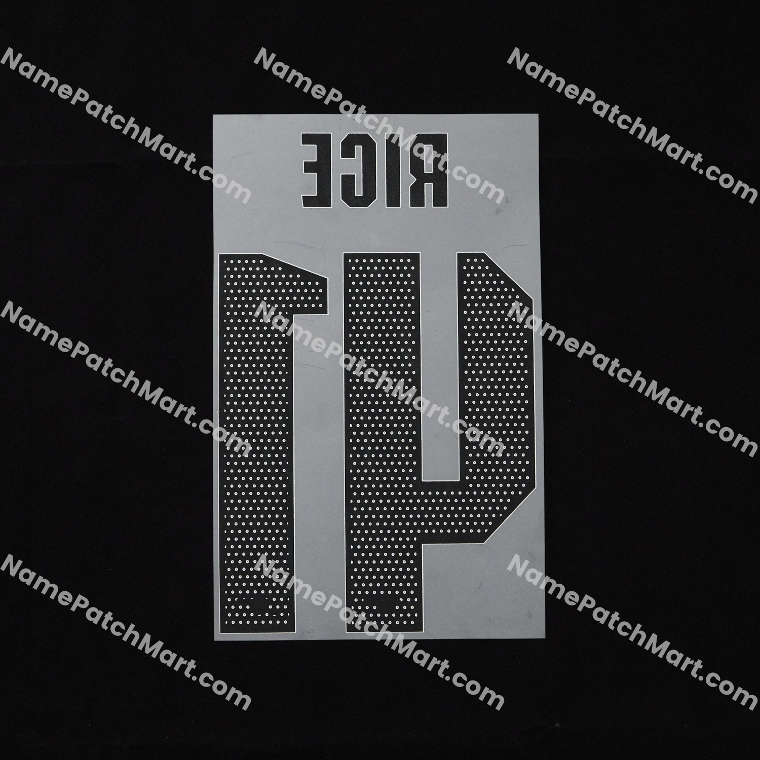 Rice #41 (Champions League) - Arsenal 25-26 Home  | Name Number Set - NamePatchMart.COM