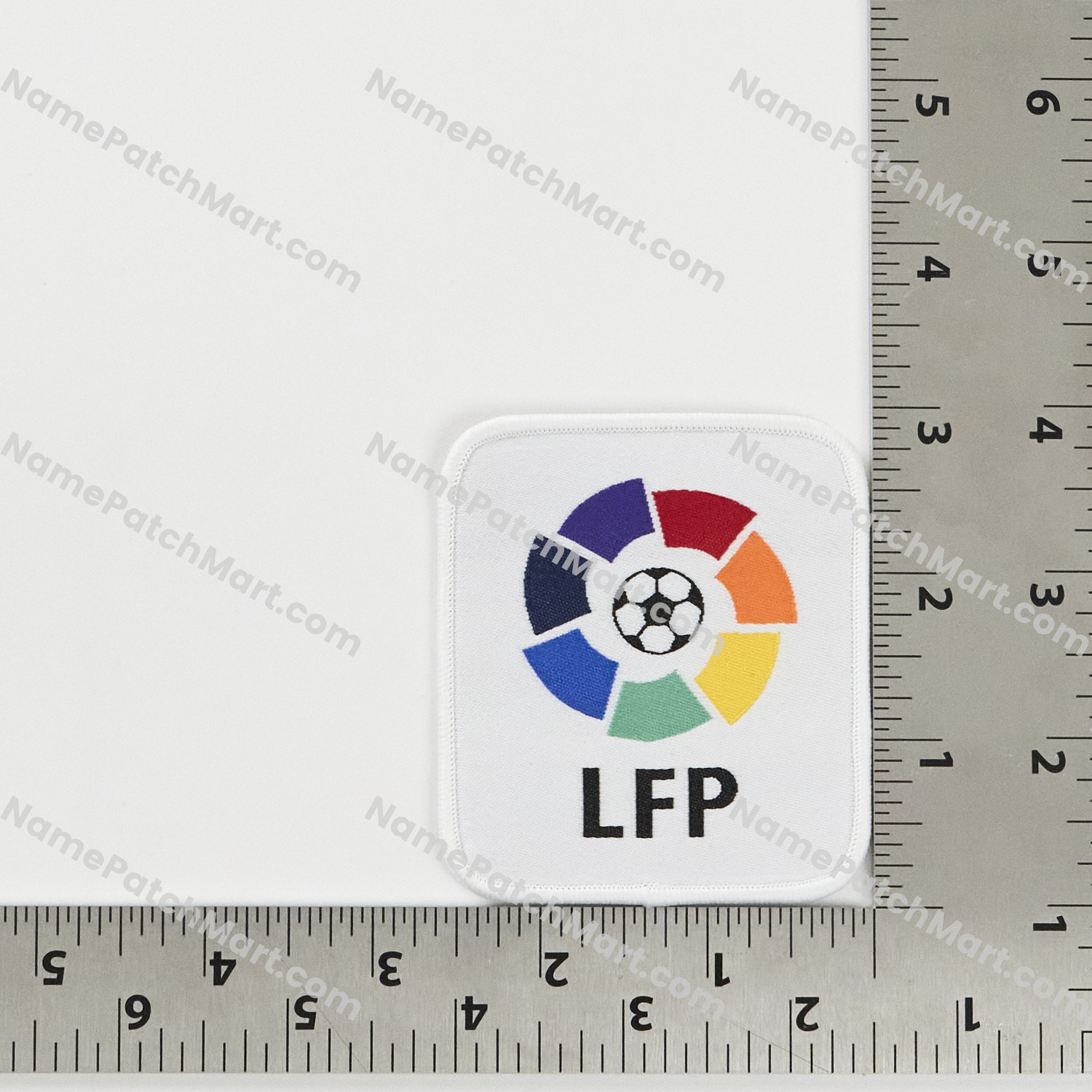 Retro 1995-97 La Liga Fabric Patch  | Name Number Set - NamePatchMart.COM