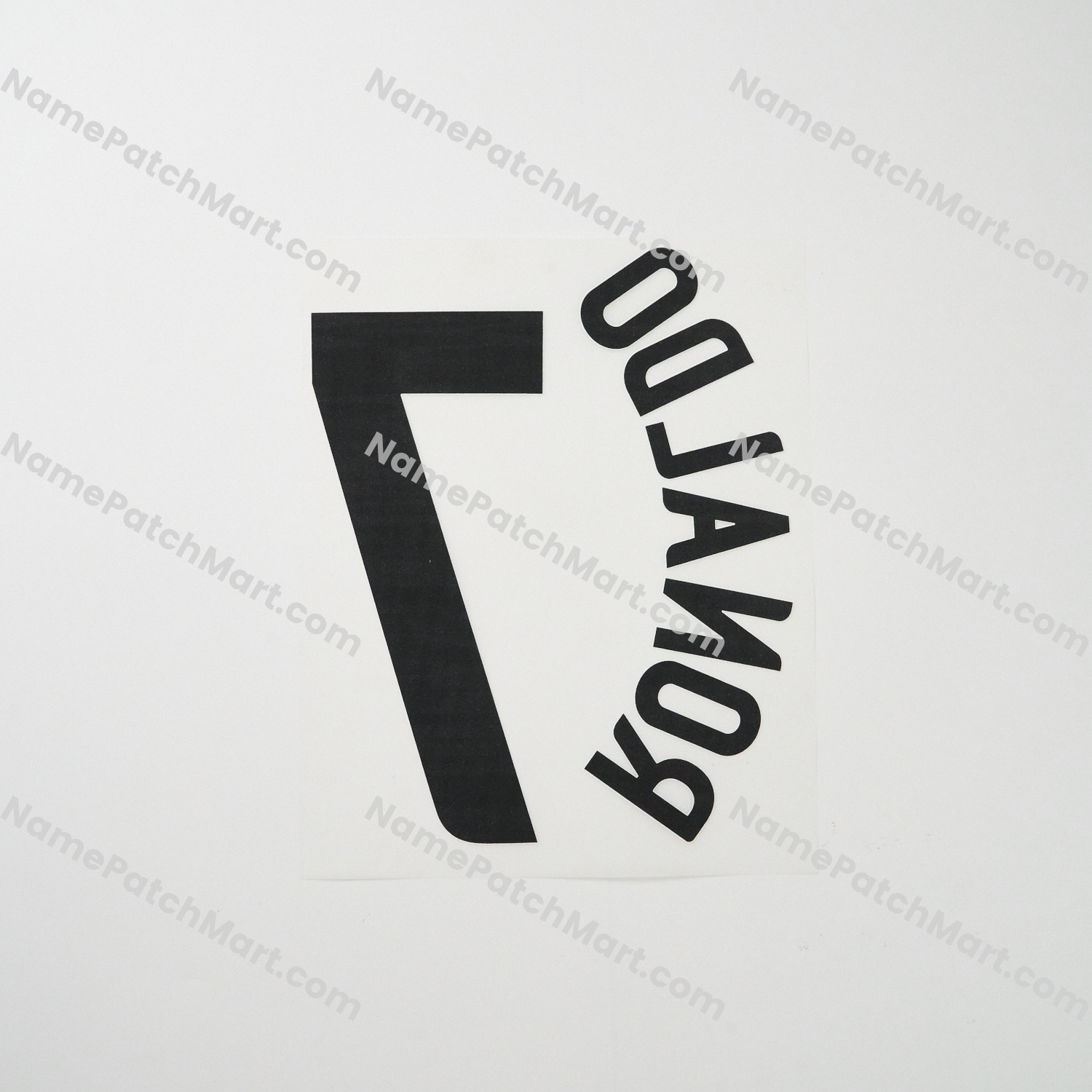 Ronaldo #7 (Champions League) - Manchester United 2006-07 Home  | Name Number Set - NamePatchMart.COM