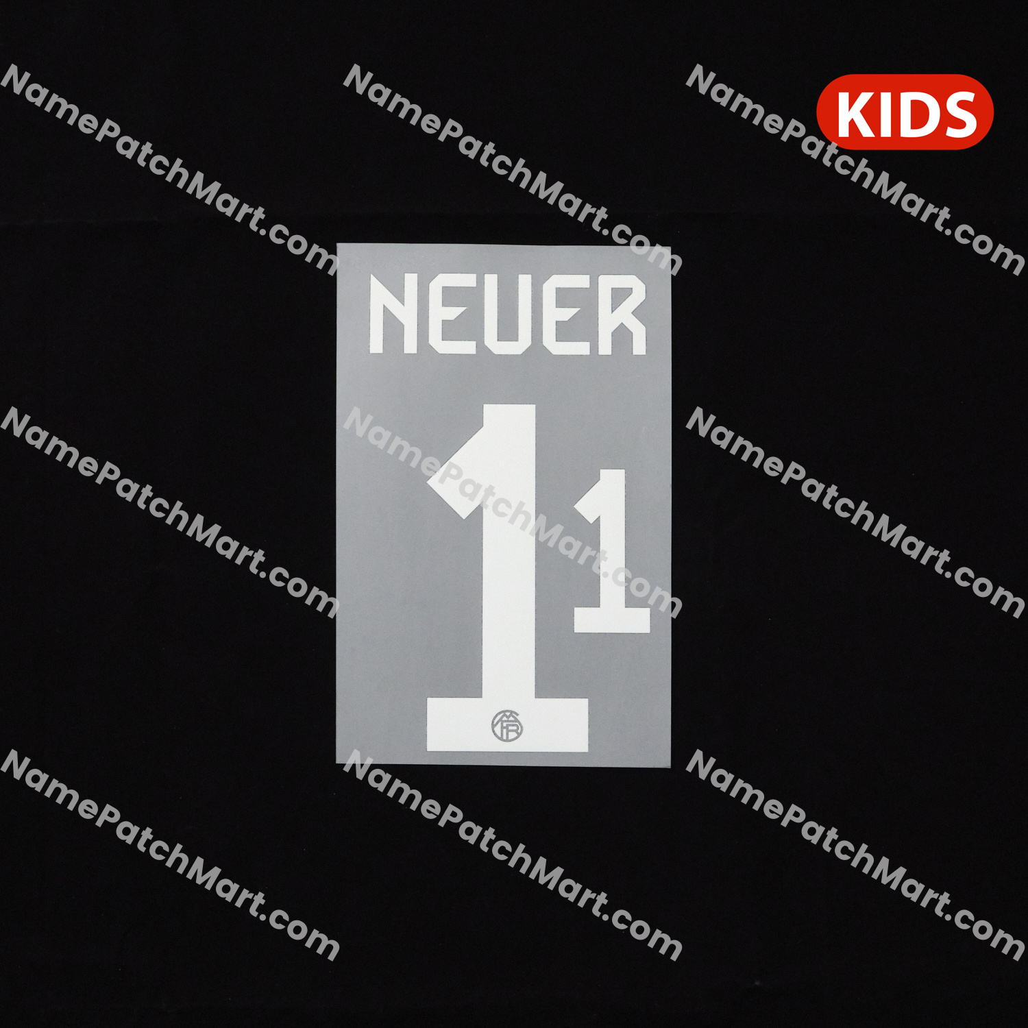 KIDS Neuer #1 - Bayern Munich 25-26 Third Goalkeeper  | Name Number Set - NamePatchMart.COM