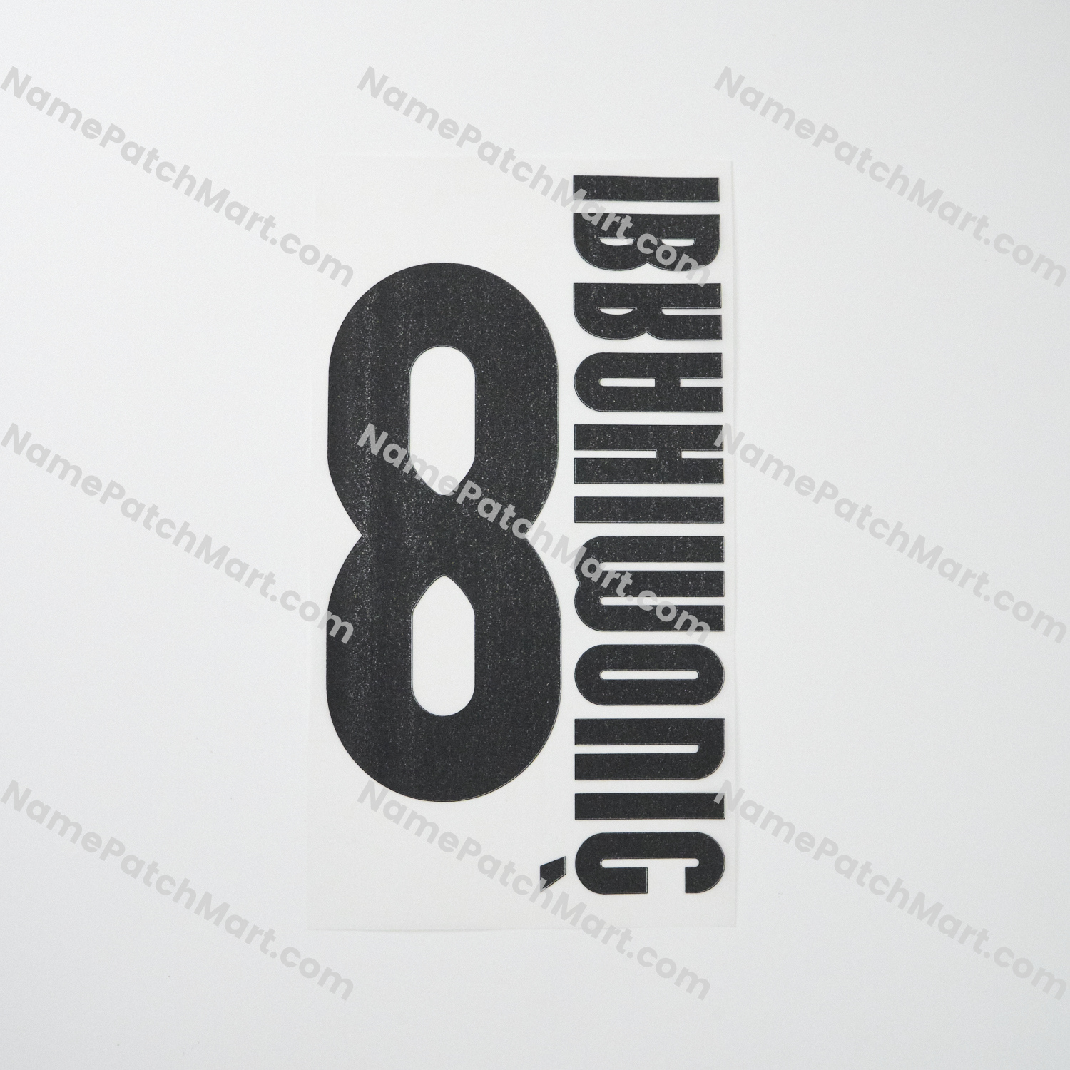 Ibrahimović #8 - Inter Milan 2007-08 Away  | Name Number Set - NamePatchMart.COM