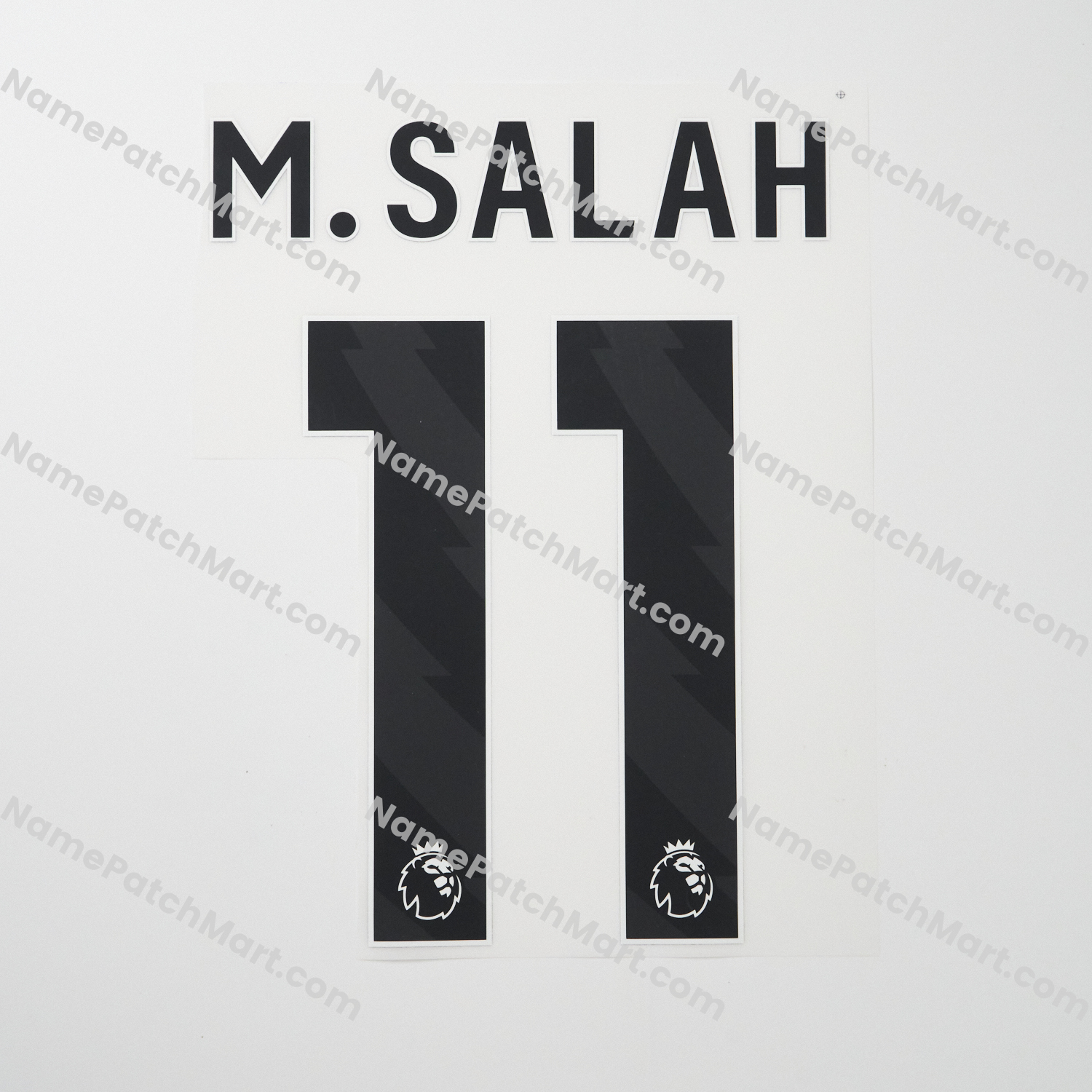M.Salah #11 (Premier League) - Liverpool 25-26 Away  | Name Number Set - NamePatchMart.COM