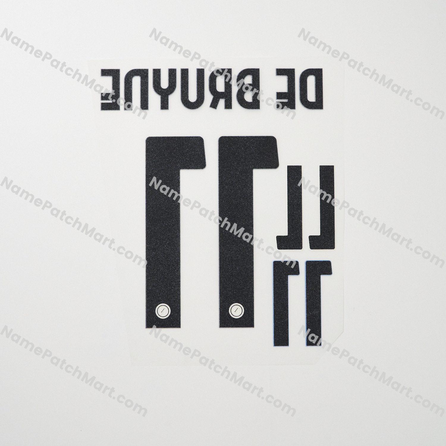 KIDS De Bruyne #11 (Series A) - Napoli 25-26 Home  | Name Number Set - NamePatchMart.COM